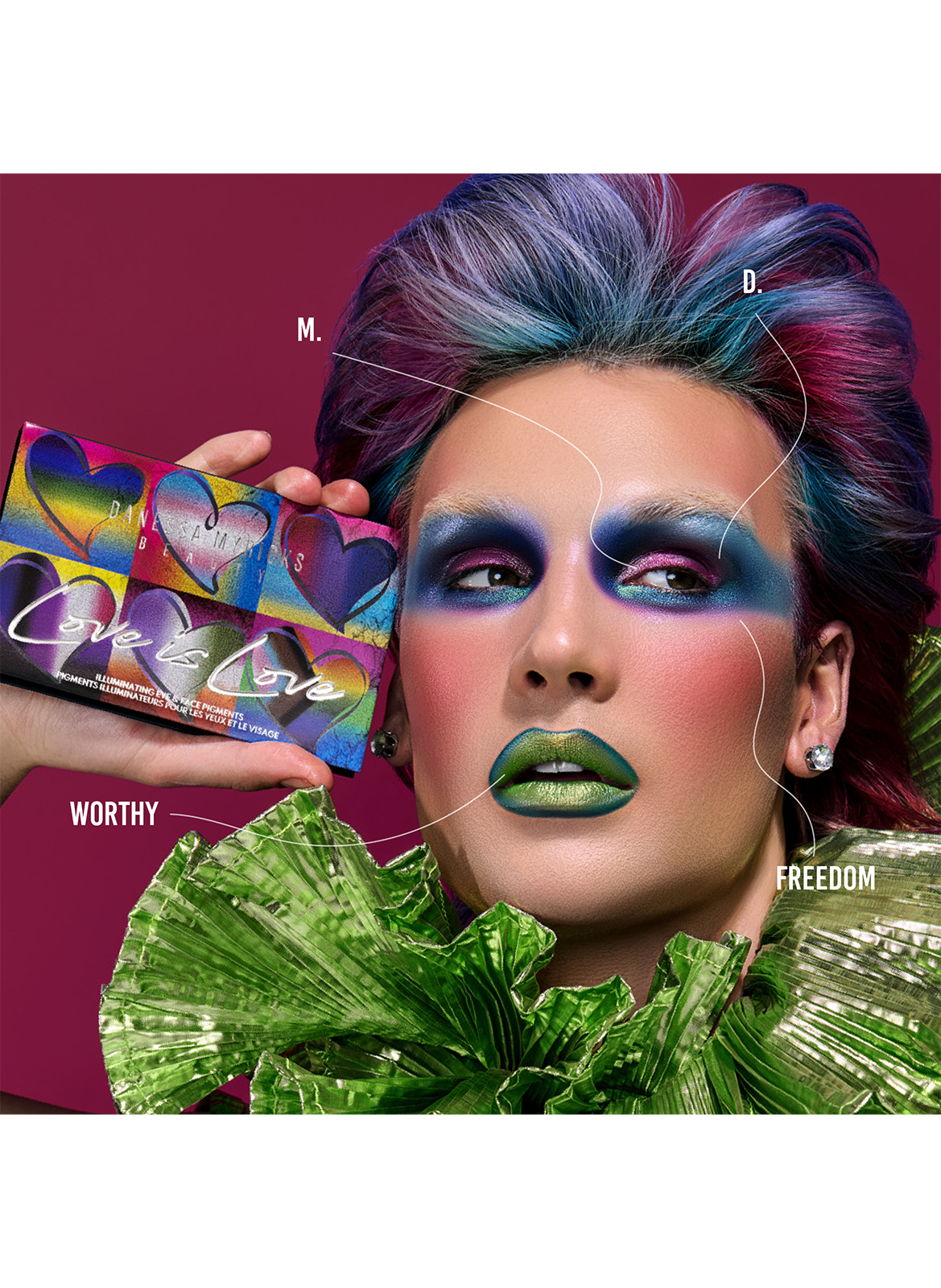 Pride Palette Love Is Love DANESSA MYRICKS No color