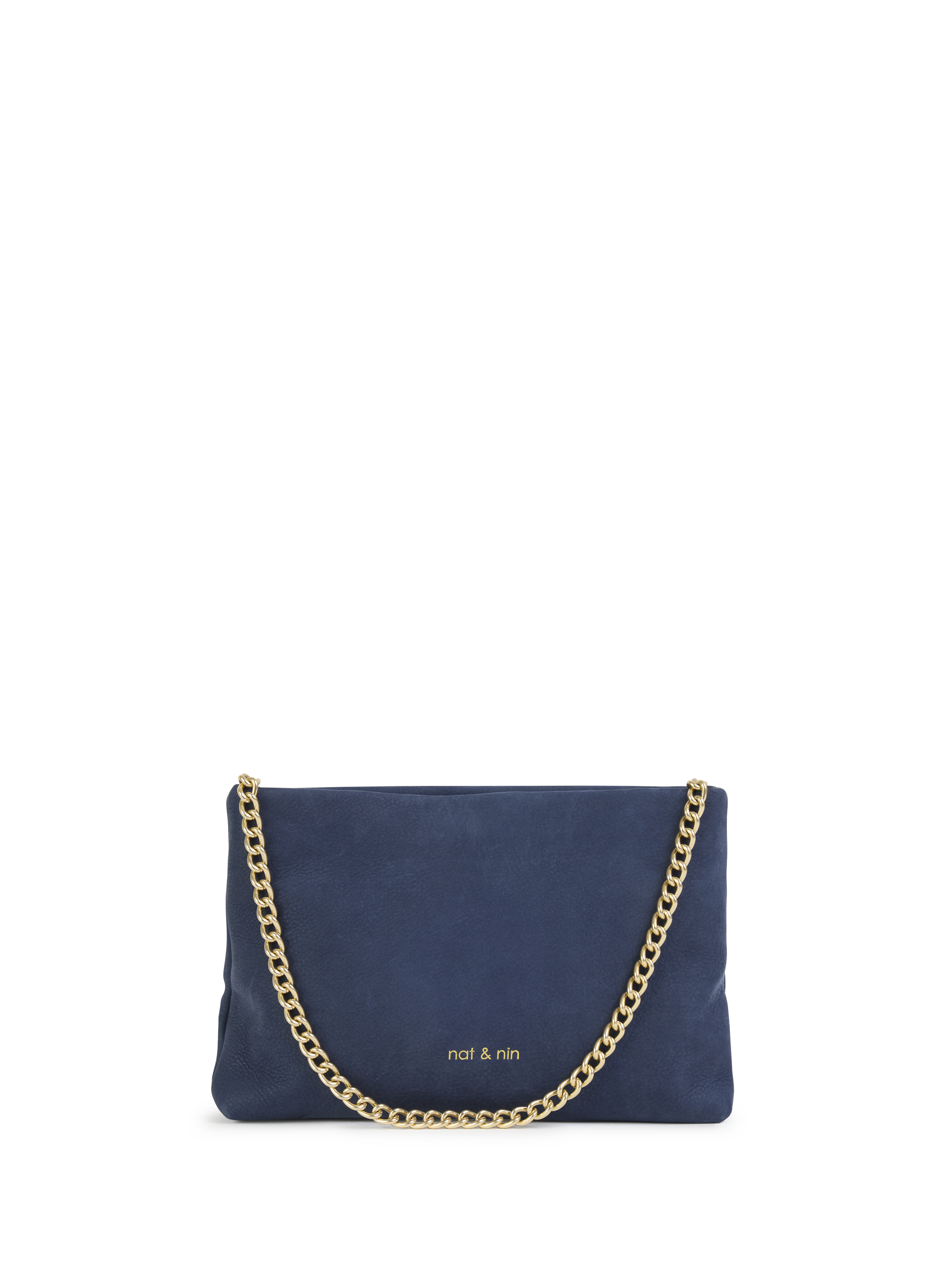 Pochette Molly en cuir NAT & NIN Bleu