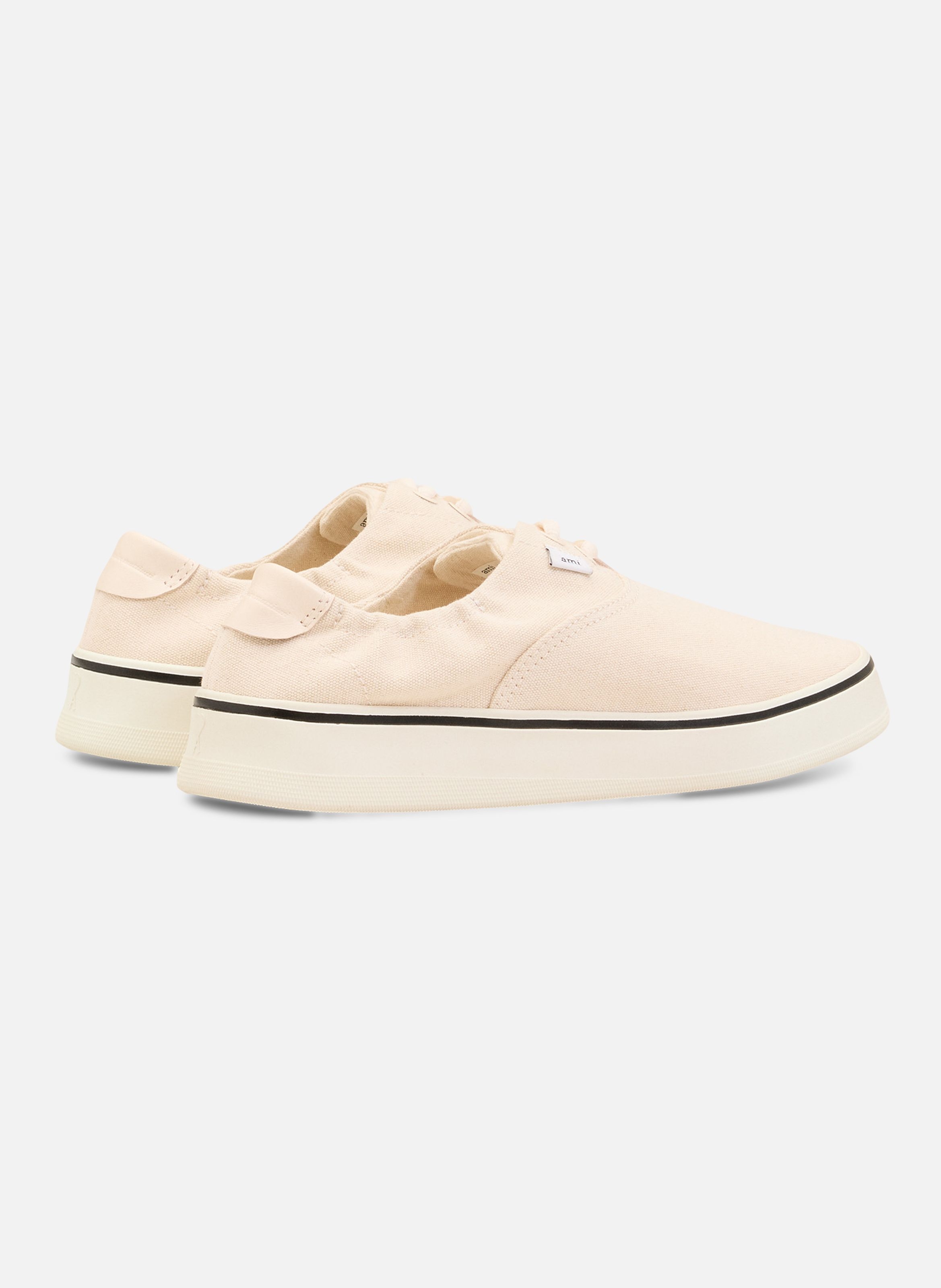 Sneakers tennis unisexes AMI PARIS Blanc