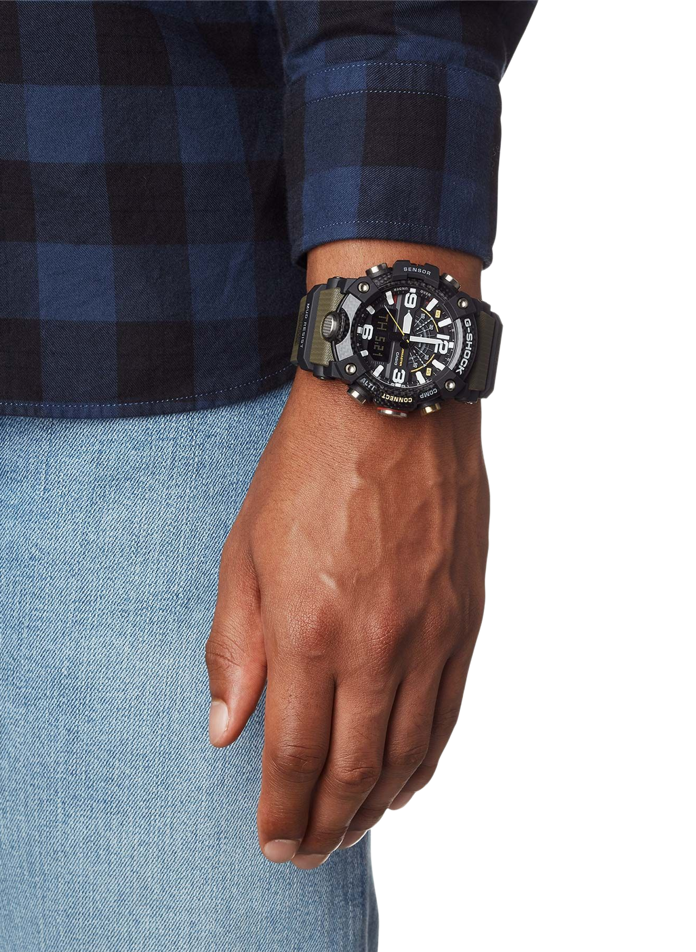 Montre quartz chrono en résine CASIO Noir