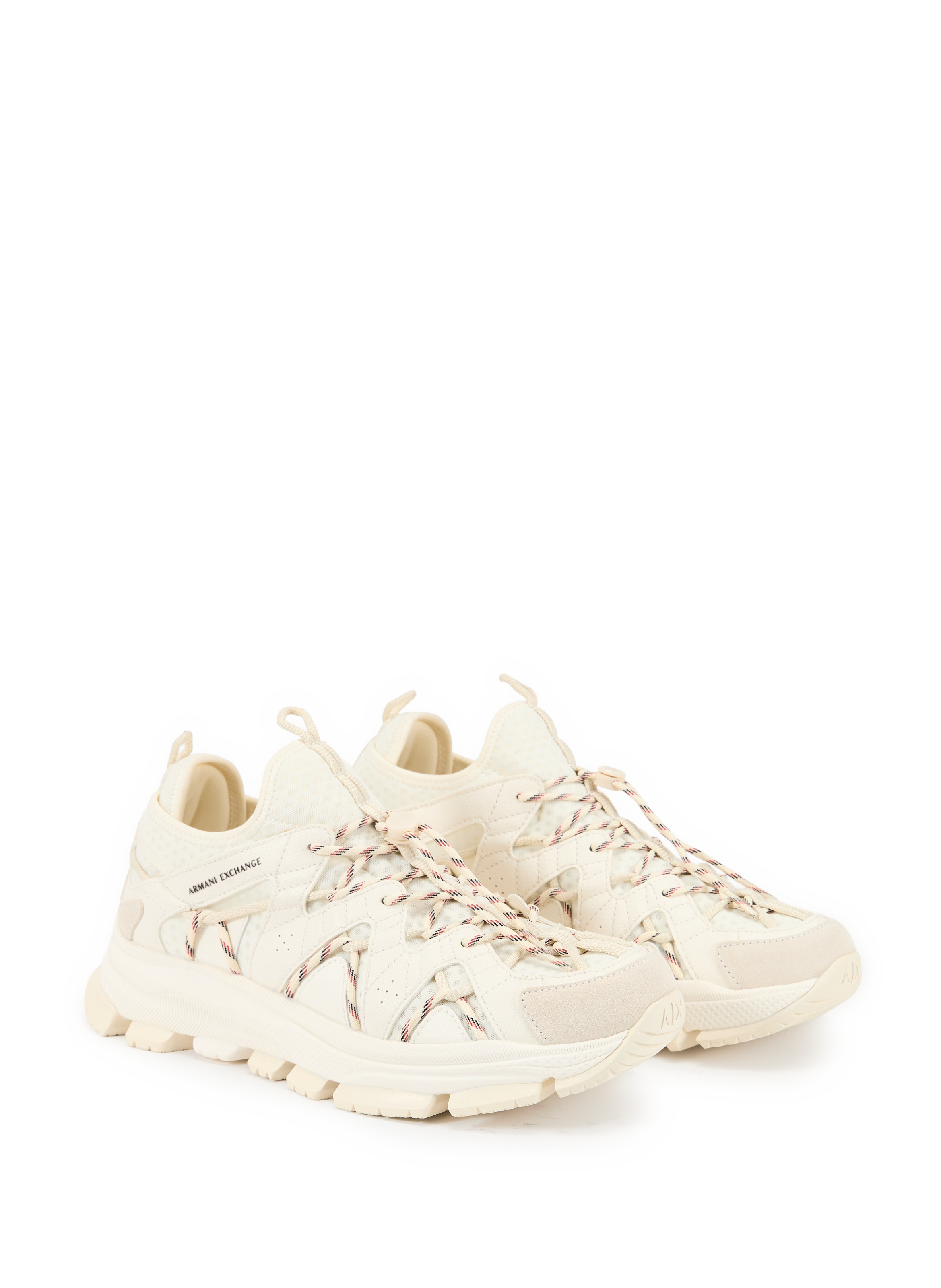 Baskets basses en tissu ARMANI EXCHANGE Blanc