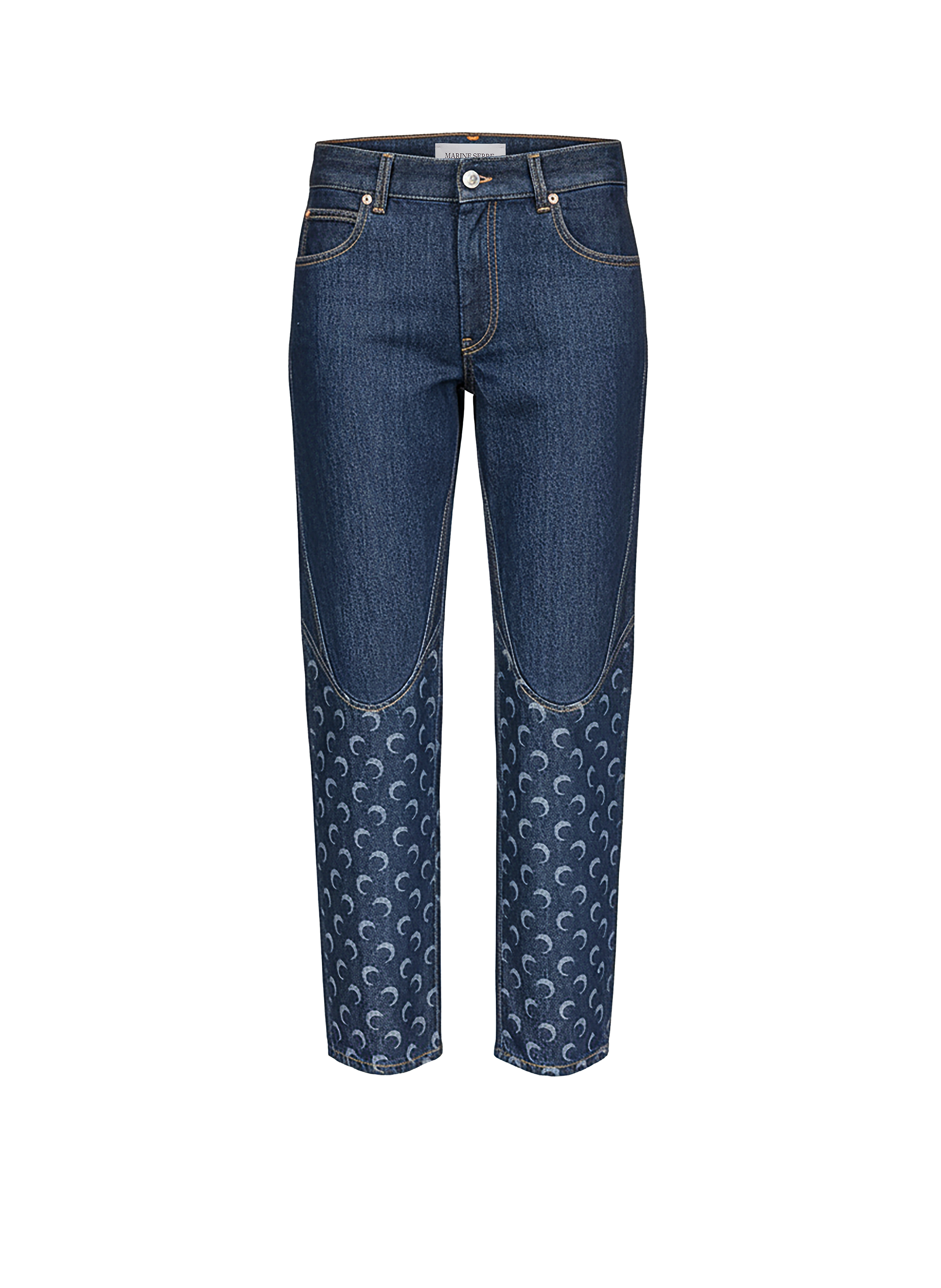 Jean slim fit en denim bleu nuit MARINE SERRE Bleu