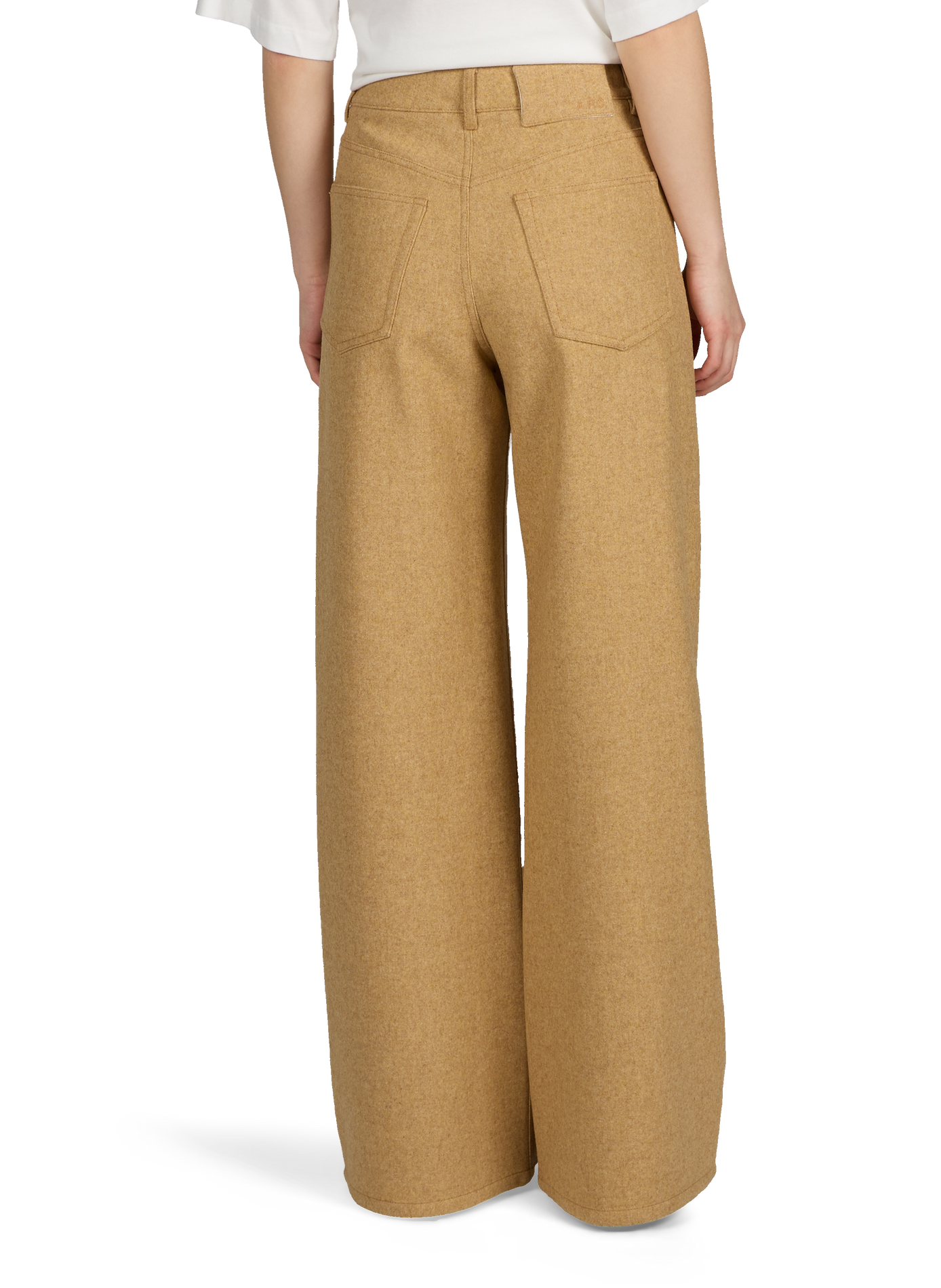 Pantalon droit en laine A.P.C. Beige