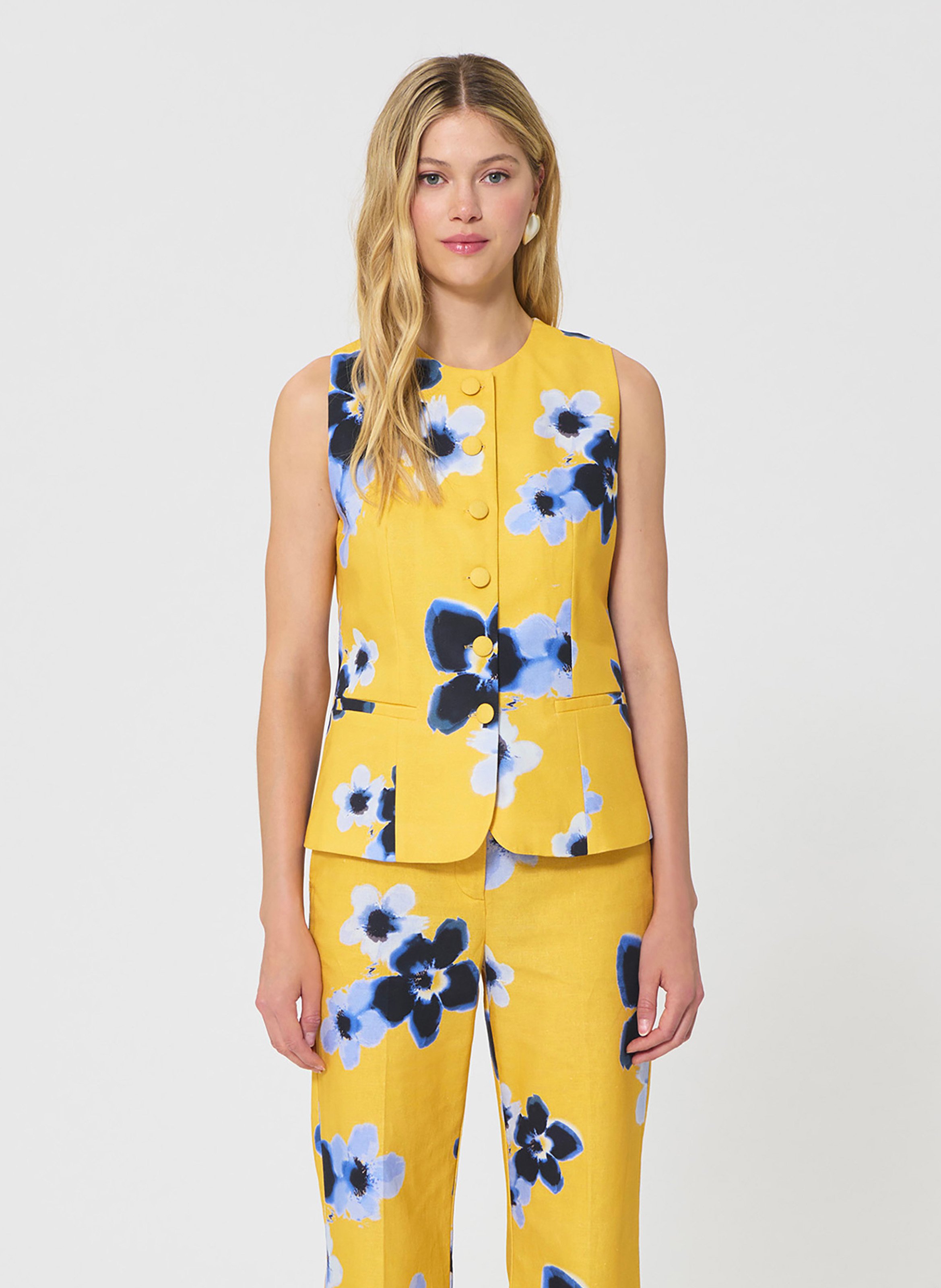 Gilet giovanni TARA JARMON Jaune