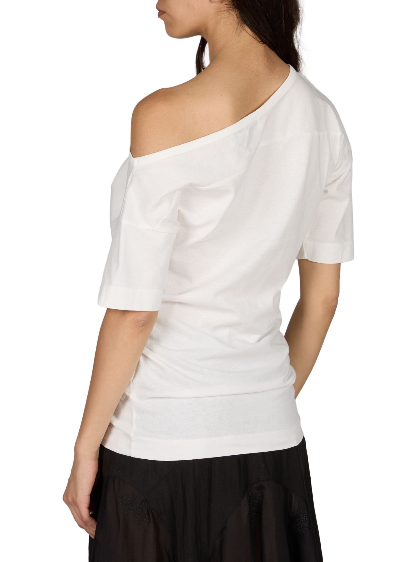 T-shirt col bateau et manches asymétriques en coton OUR LEGACY Multicolore