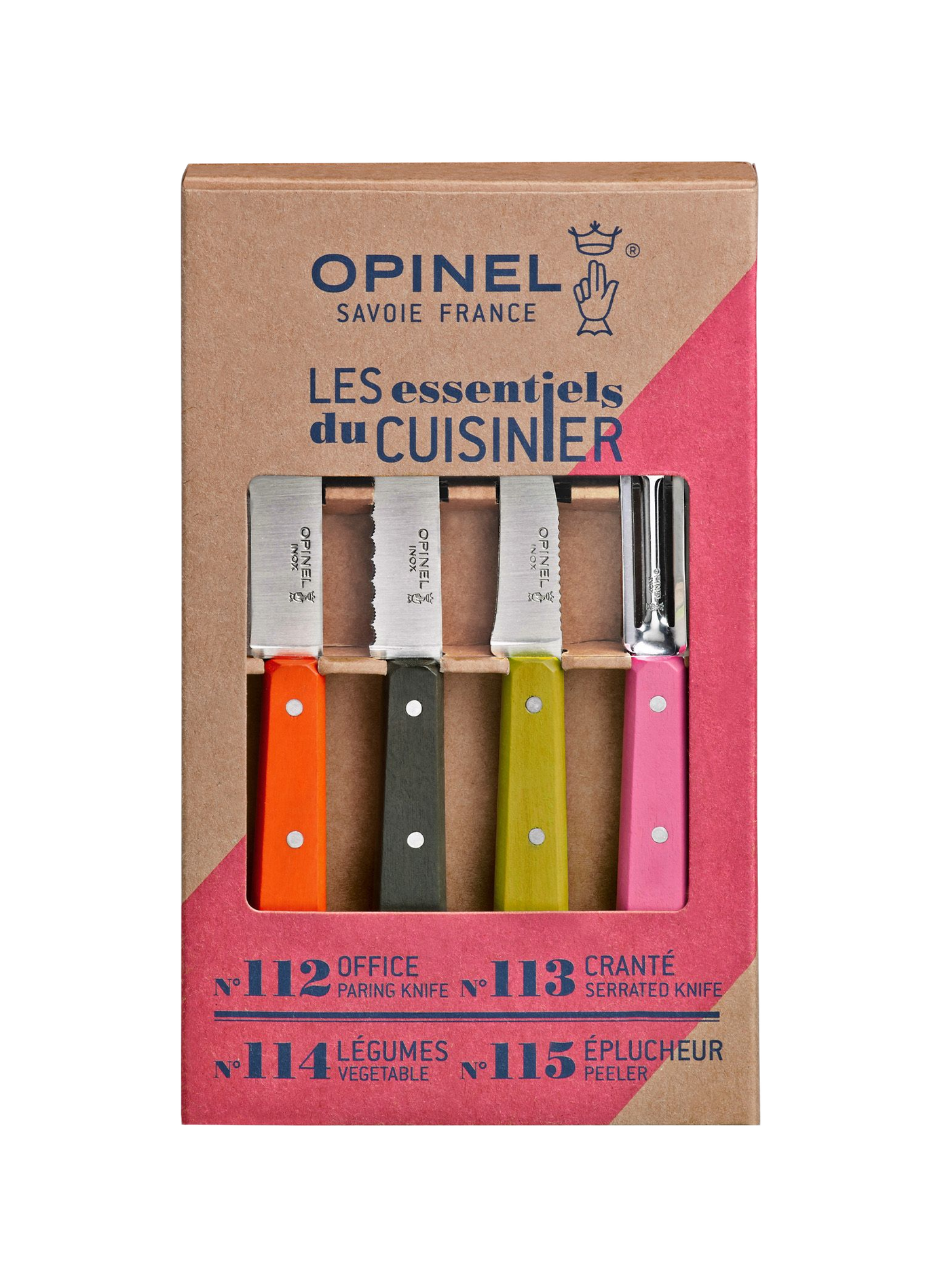 Coffret de 4 couteaux Les Essentiels OPINEL Multicolore