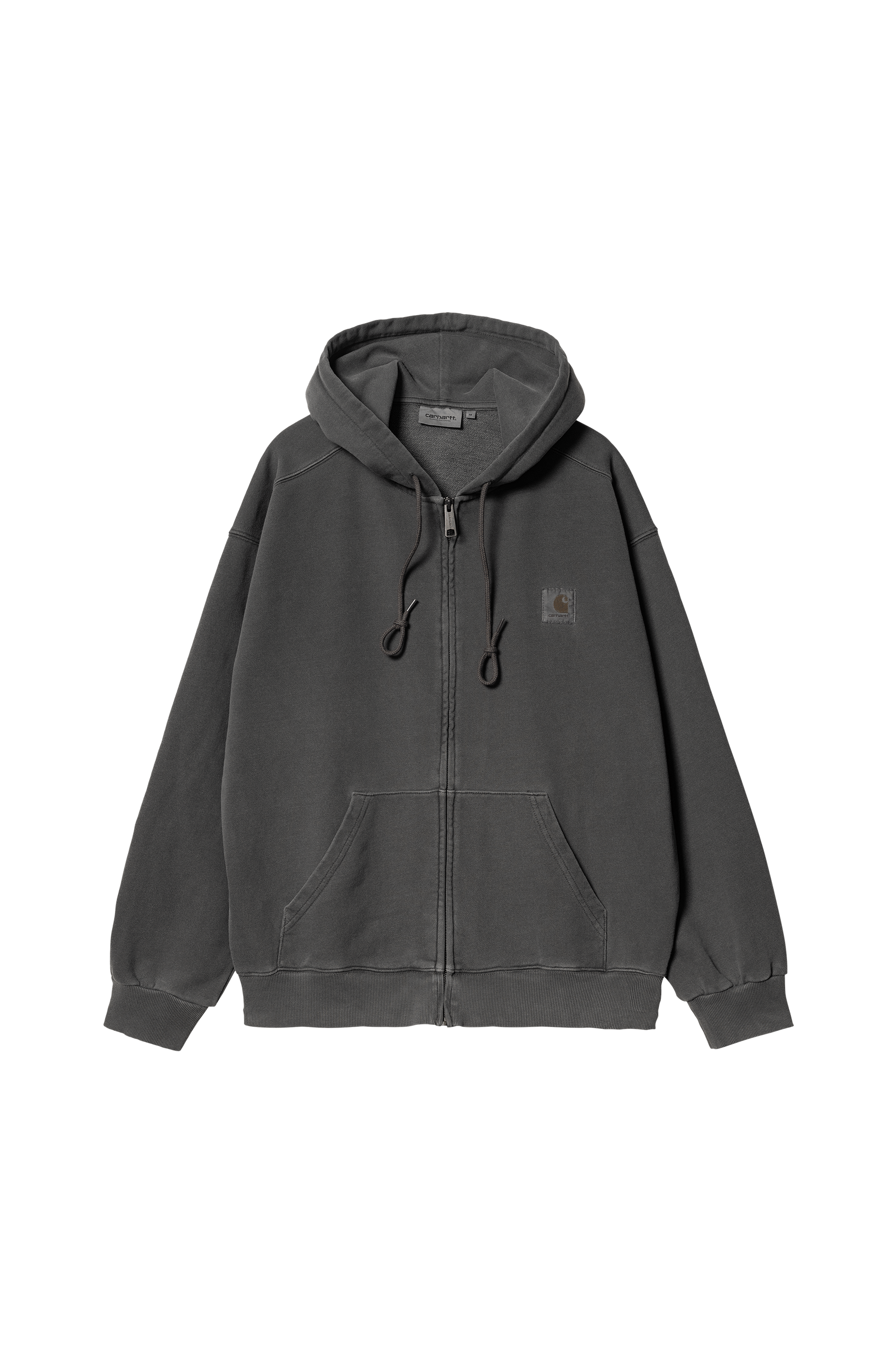 Hoodie zippé hooded nelson CARHARTT WIP Noir