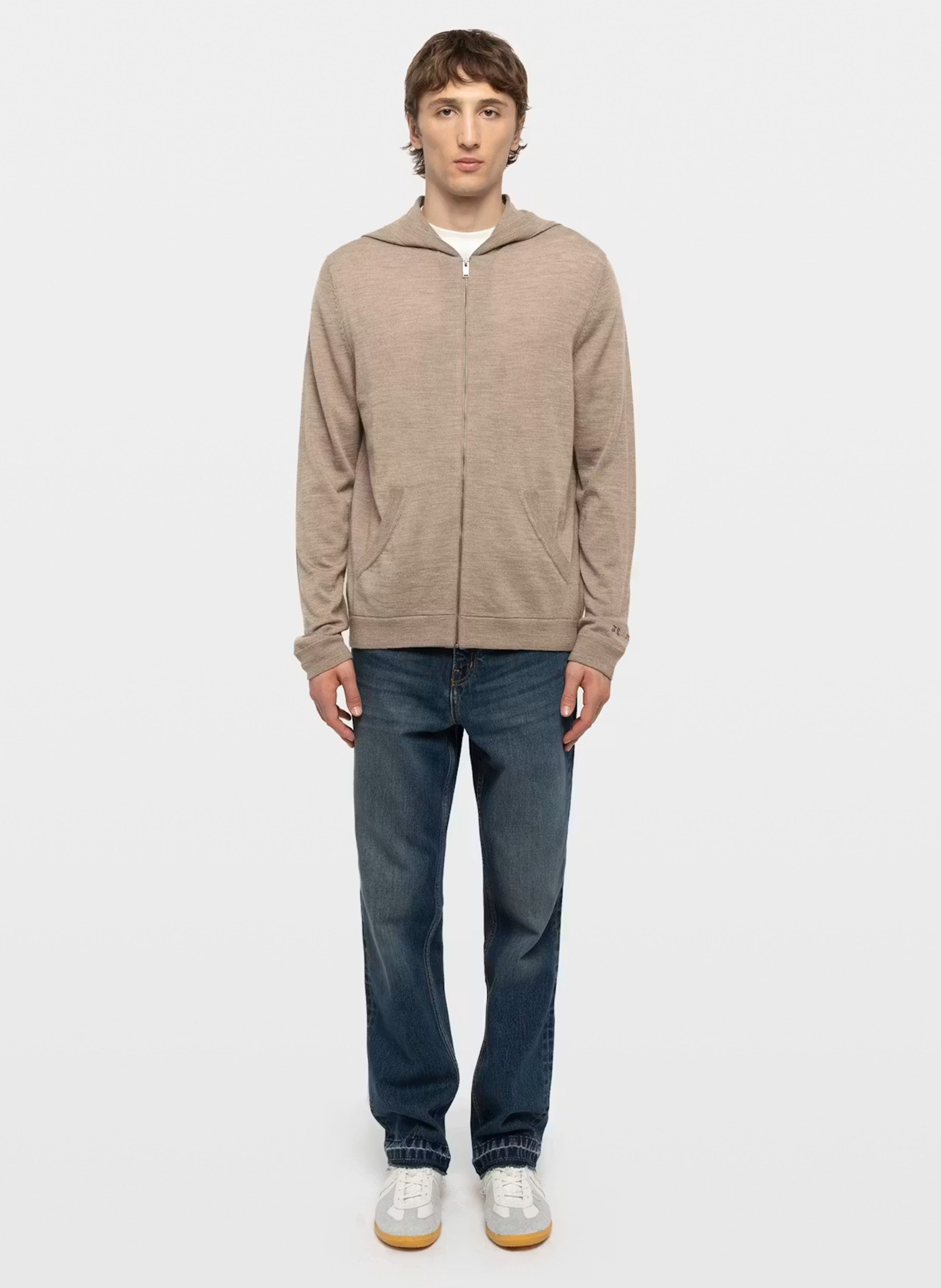 Sweat col rond en laine clash ZADIG&VOLTAIRE Beige