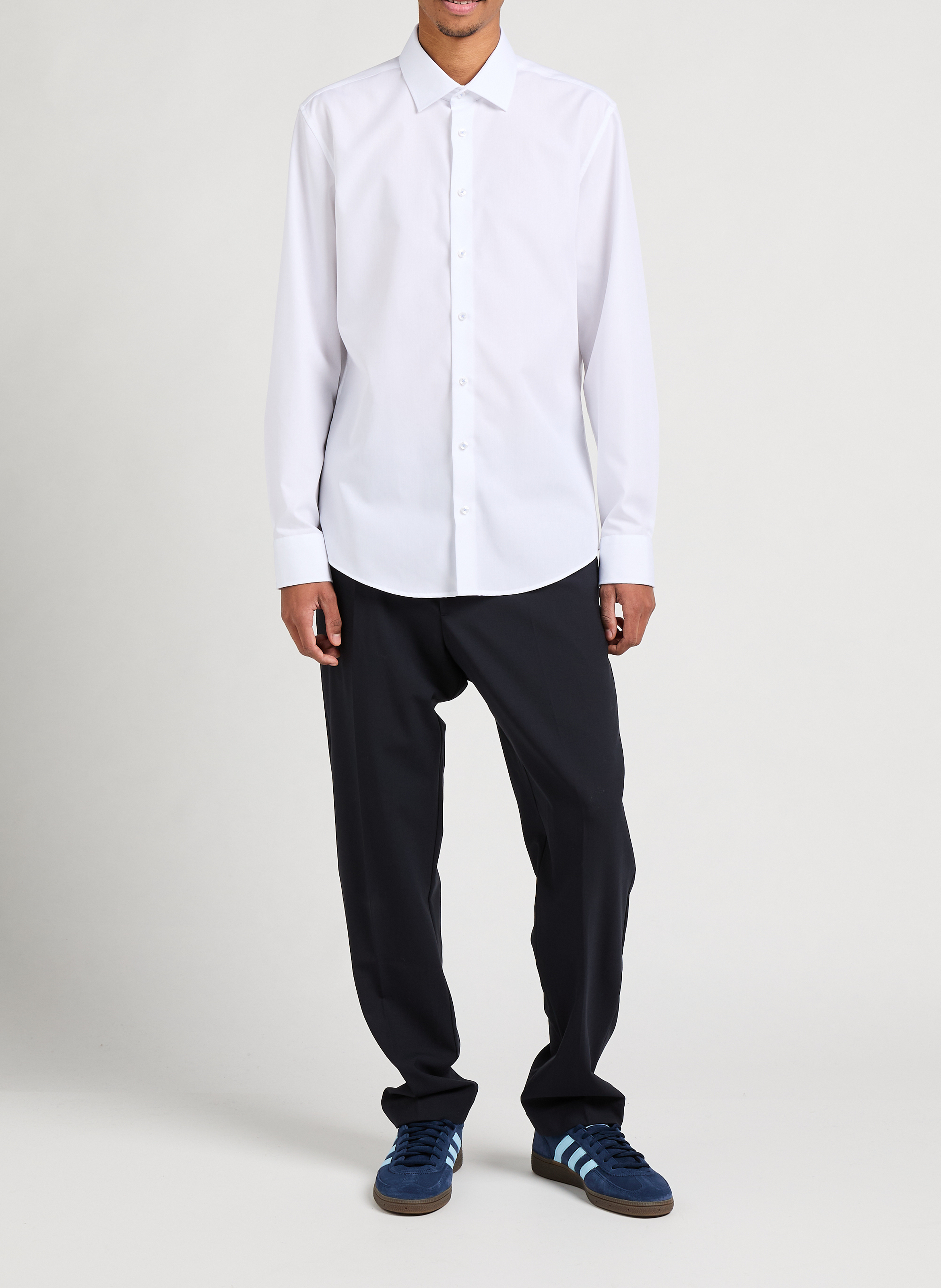 Cotton poplin shirt SEIDENSTICKER White