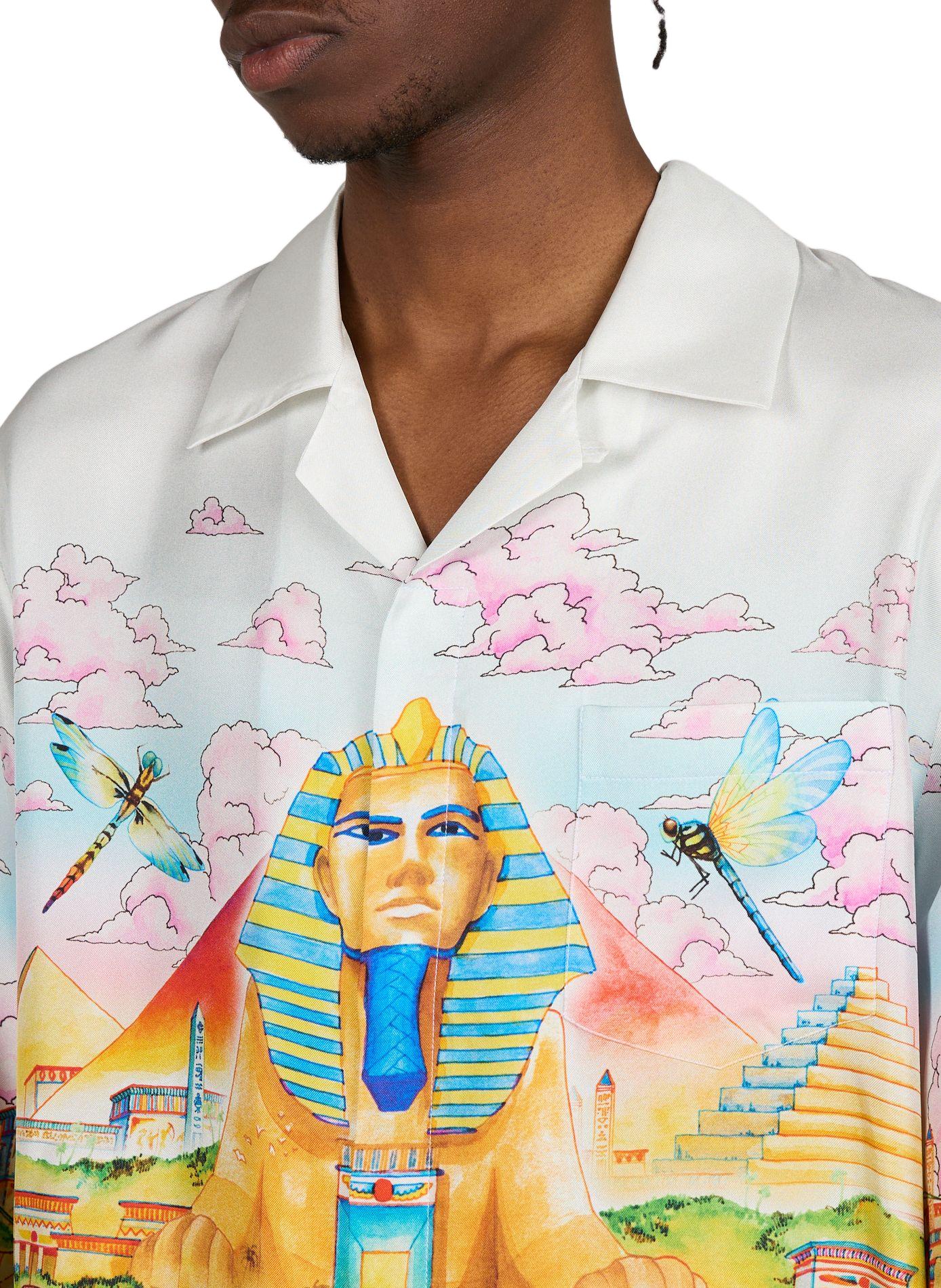 Oversized fluid silk shirt CASABLANCA PARIS Multicolour