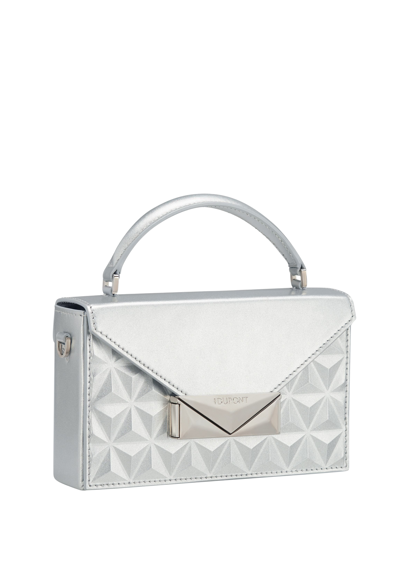 Umhängetasche Apex Nano Trunk aus Leder S.T. DUPONT Silber