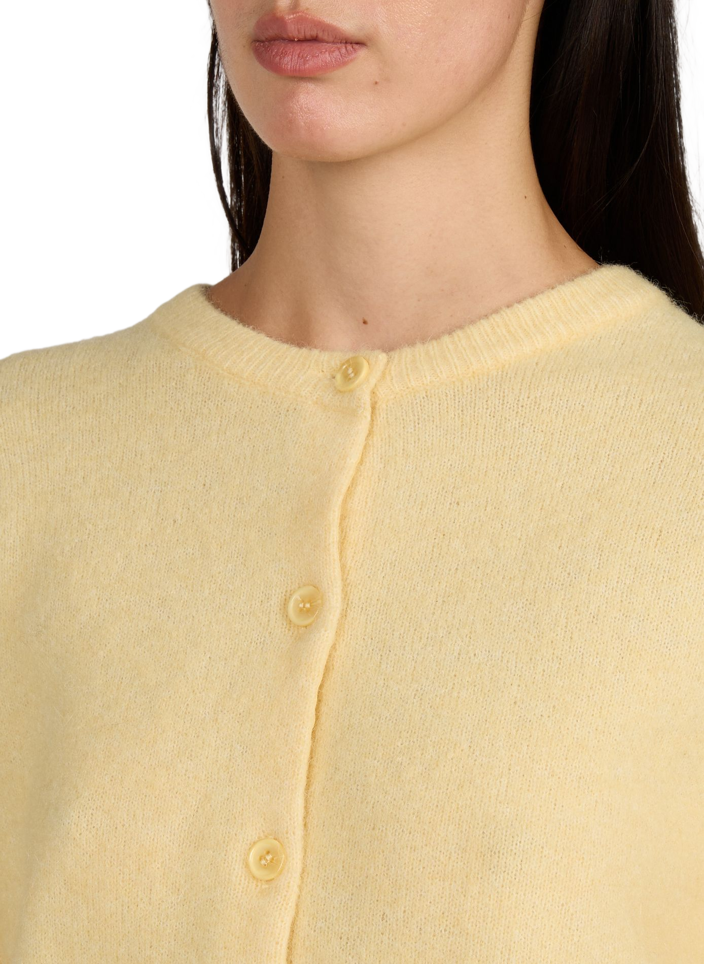 Woll-Strickjacke SAMSOE SAMSOE Gelb