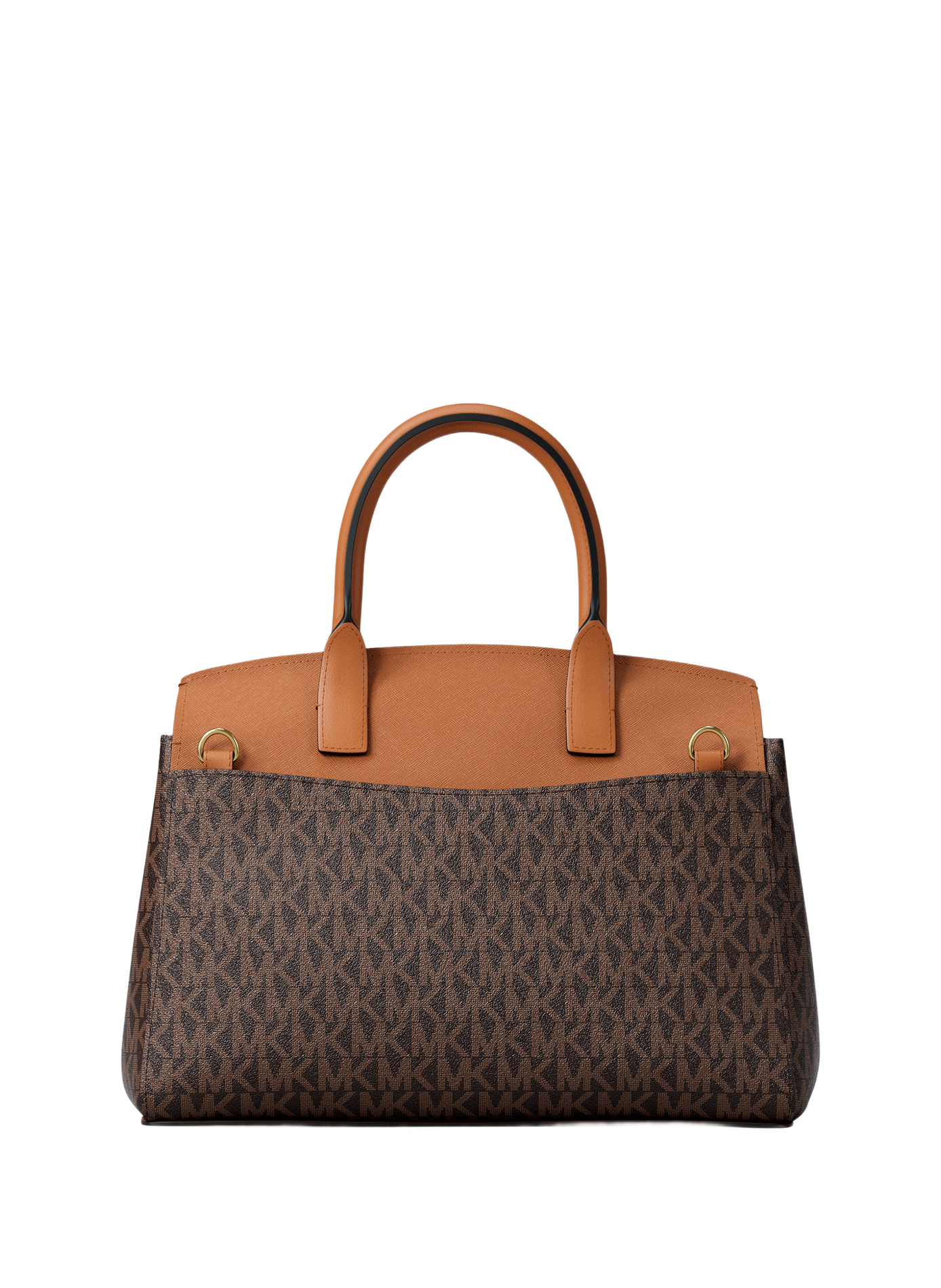 Sac à man Landry texturé à imprimé logo MICHAEL KORS Marron
