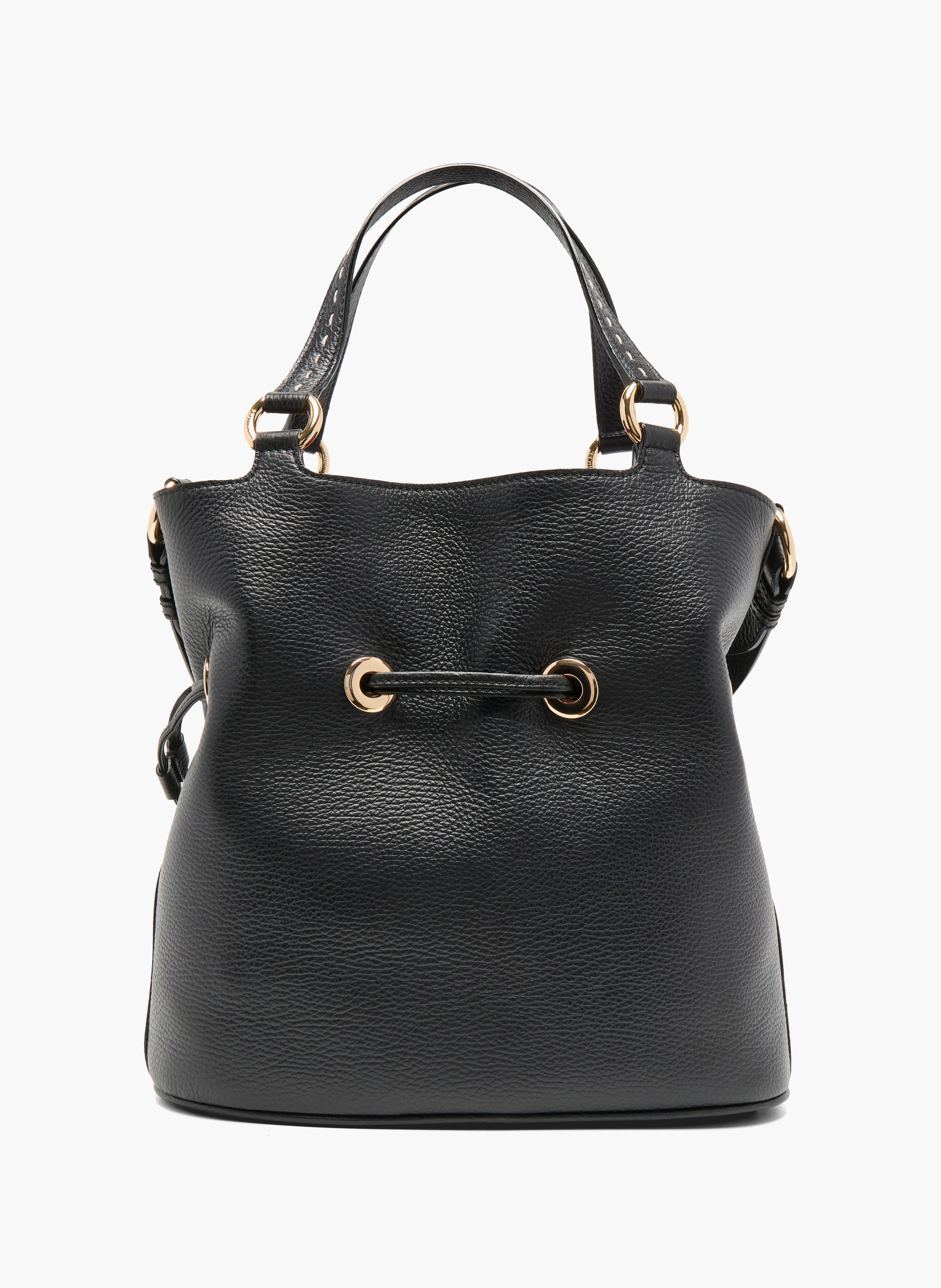 Sac seau premier flirt en cuir exotique lancel LANCEL Noir