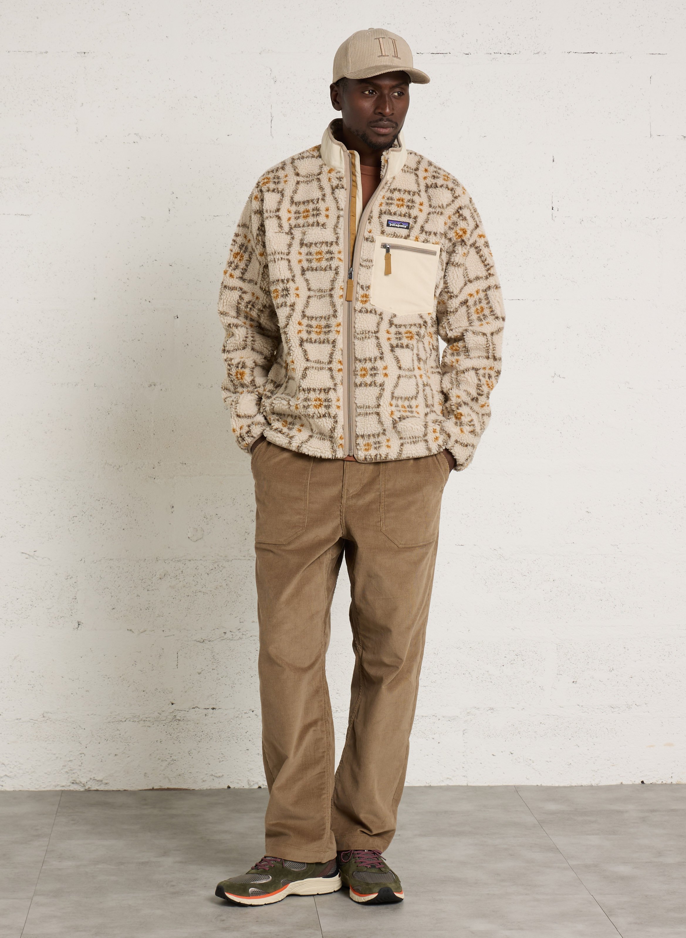 Effen vest PATAGONIA Beige