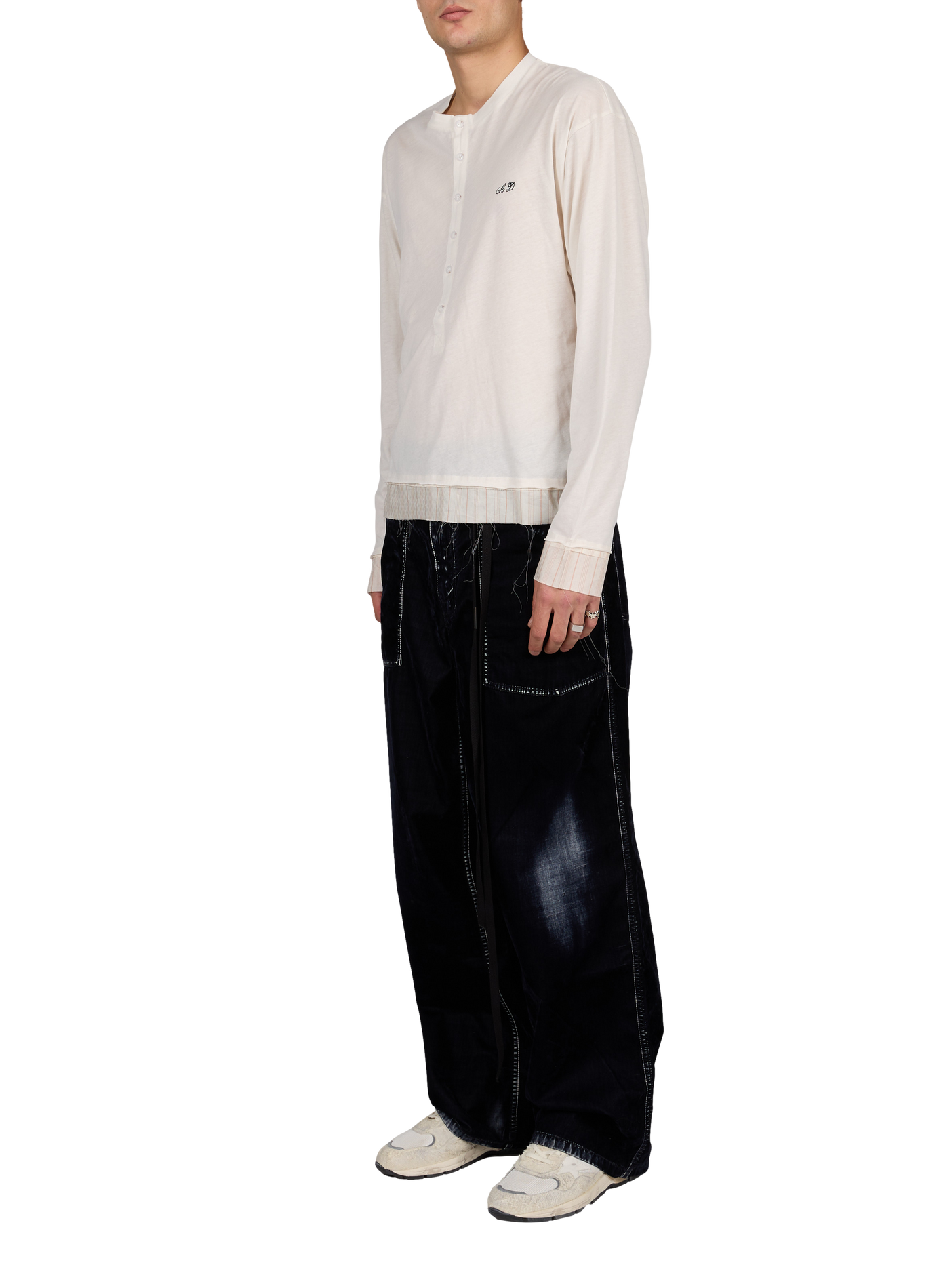 Straight cotton t-shirt ANN DEMEULEMEESTER White
