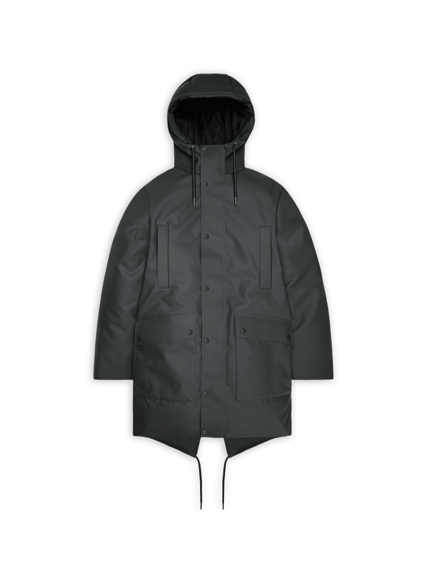 Nome Long straight parka RAINS Grey