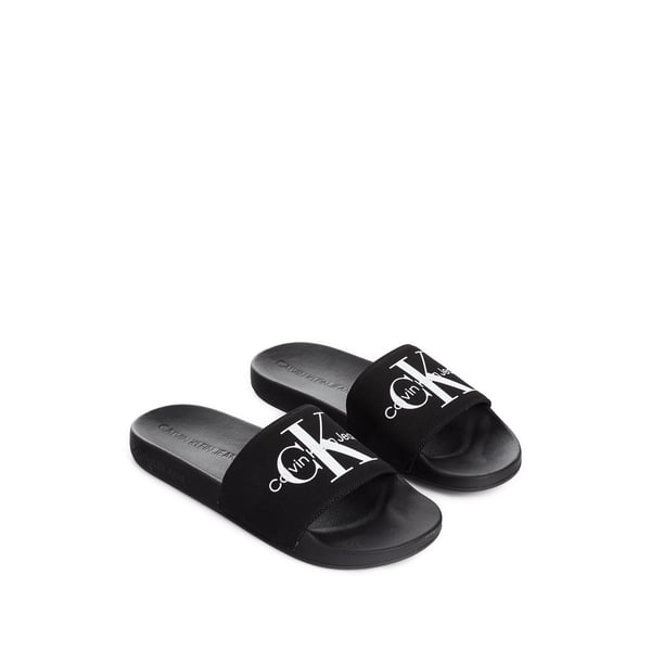 Claquettes en coton mélangé