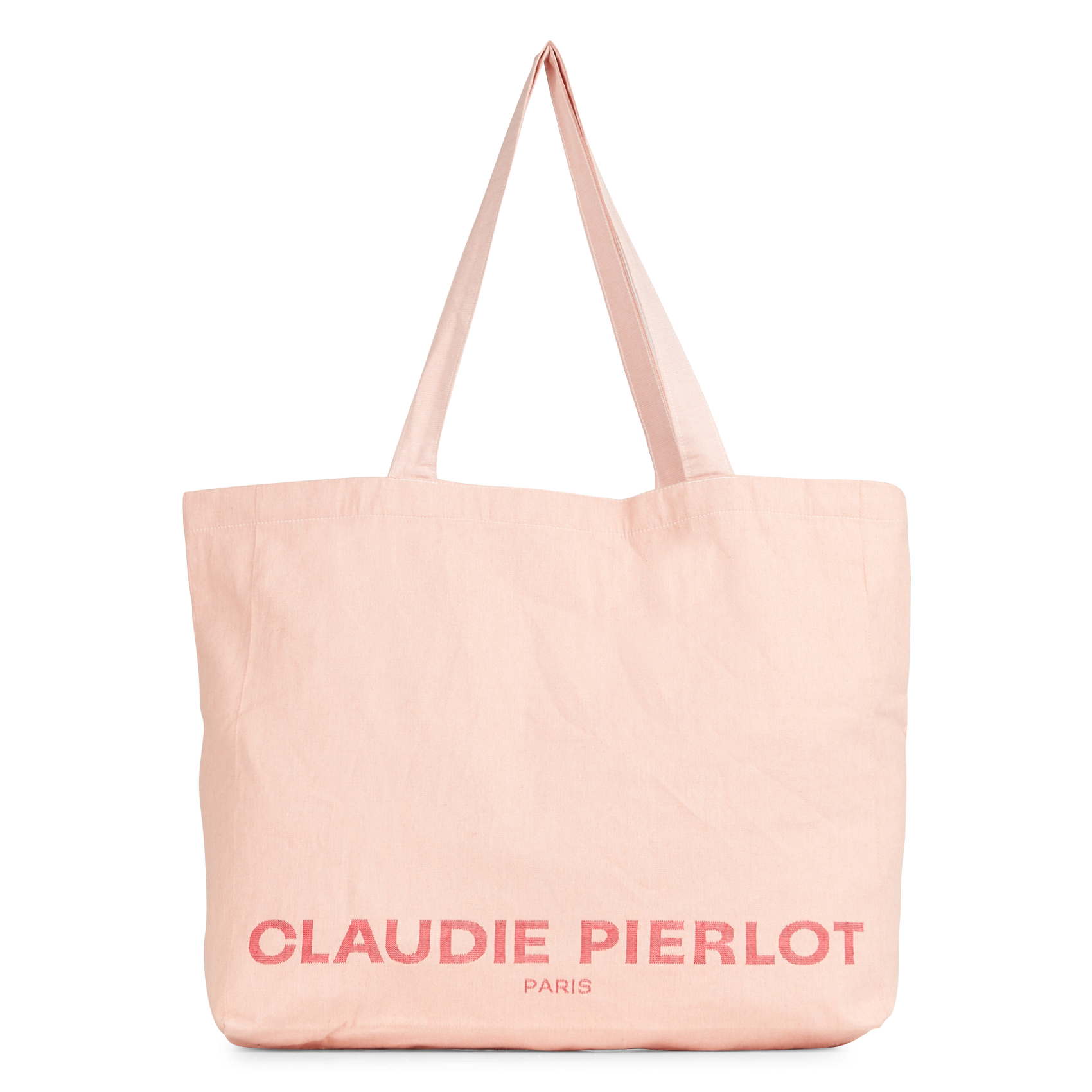 Sac cabas en coton recyclé CLAUDIE PIERLOT Rose