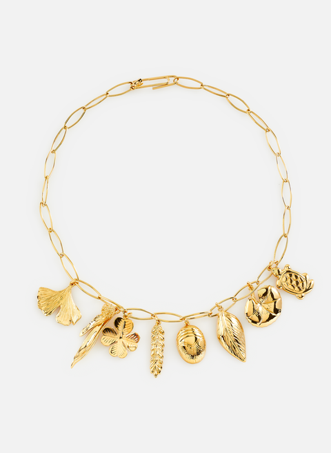 Aurélie necklace in gold Golden AURELIE BIDERMANN 