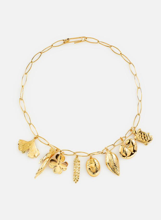 Aurélie necklace in gold AURELIE BIDERMANN