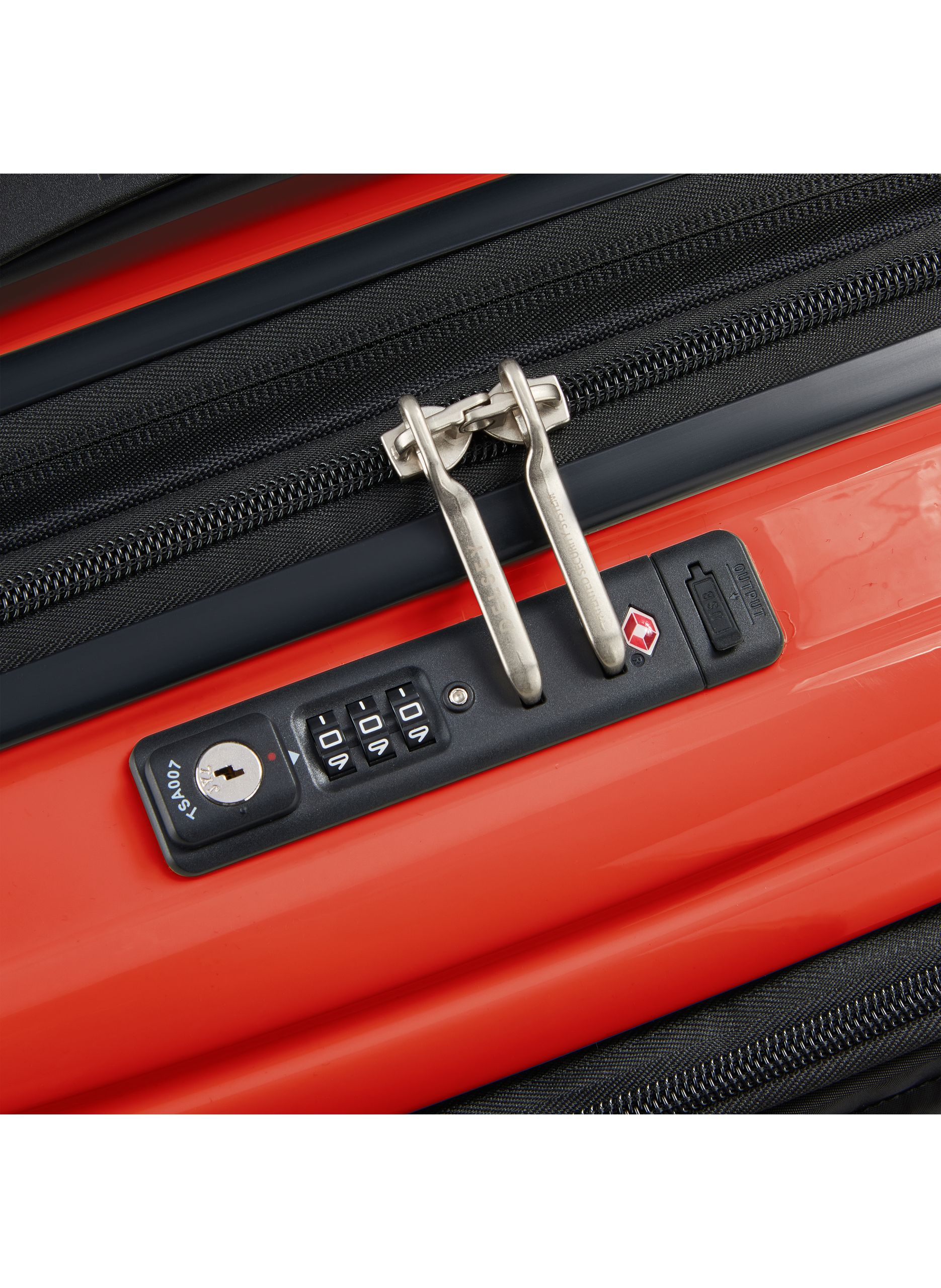 Valise cabine rigide taille s - shadow 5.0 DELSEY PARIS Rouge