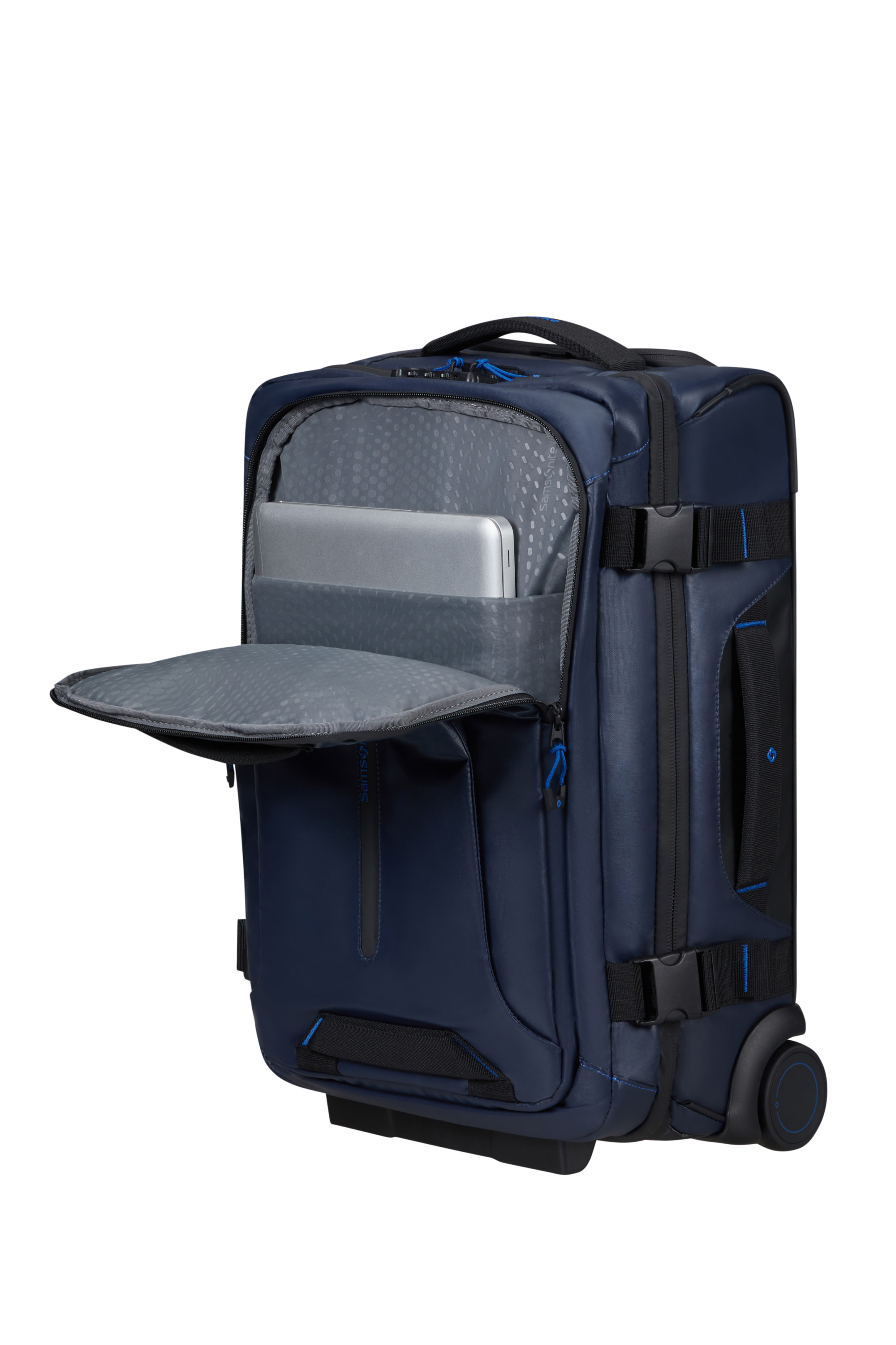Ecodiver business valise 2 roues taille s SAMSONITE Bleu