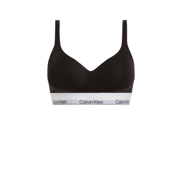 Calvin Klein Icon Cotton Modal Infinity Bond Bralette In Black