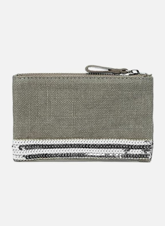 Petite pochette zippée Gris by VANESSA BRUNO VANESSA BRUNO Petite pochette zippée Gris