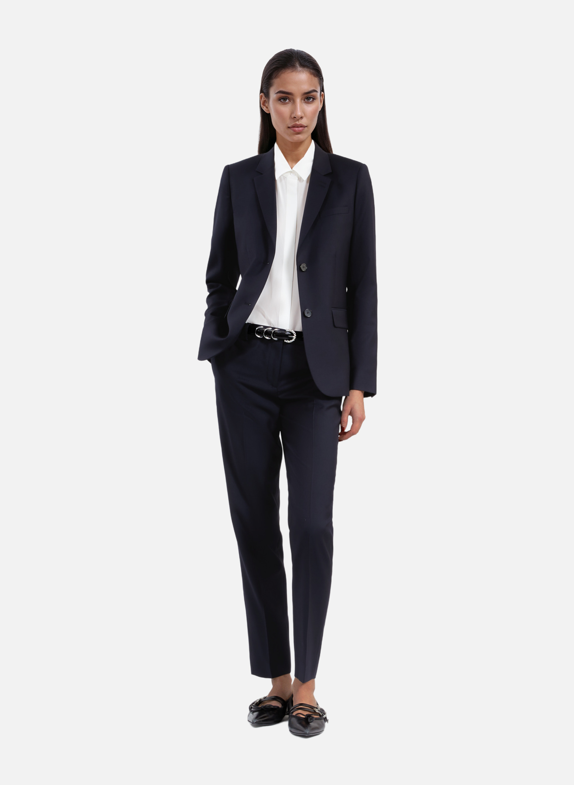 Veste de costume en laine coupe cintrée THE KOOPLES Bleu