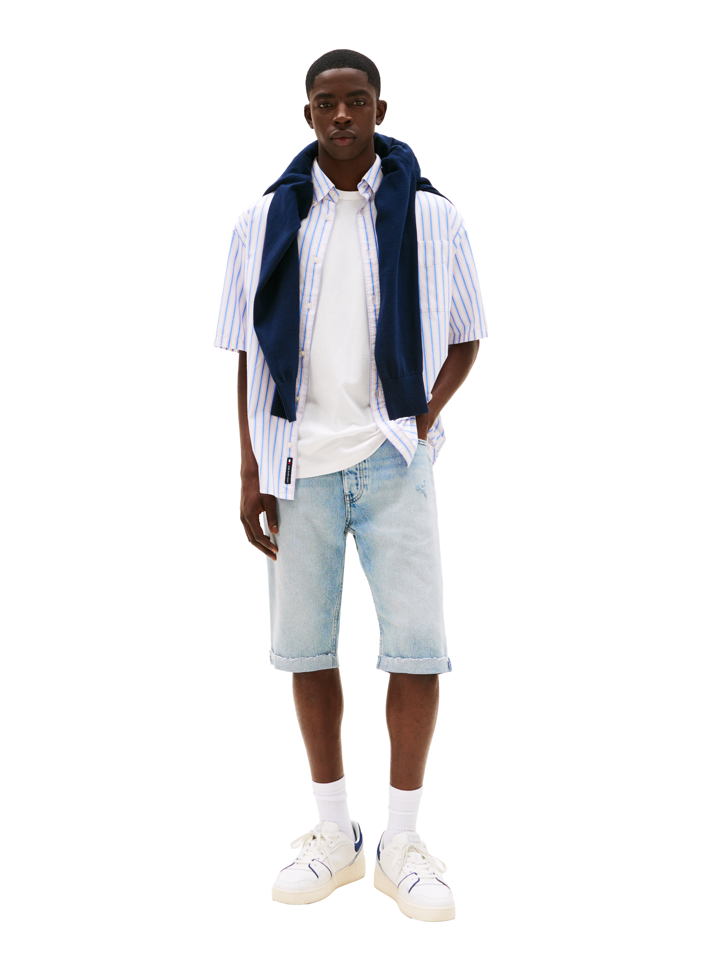 Denim Bermuda shorts TOMMY HILFIGER Blue