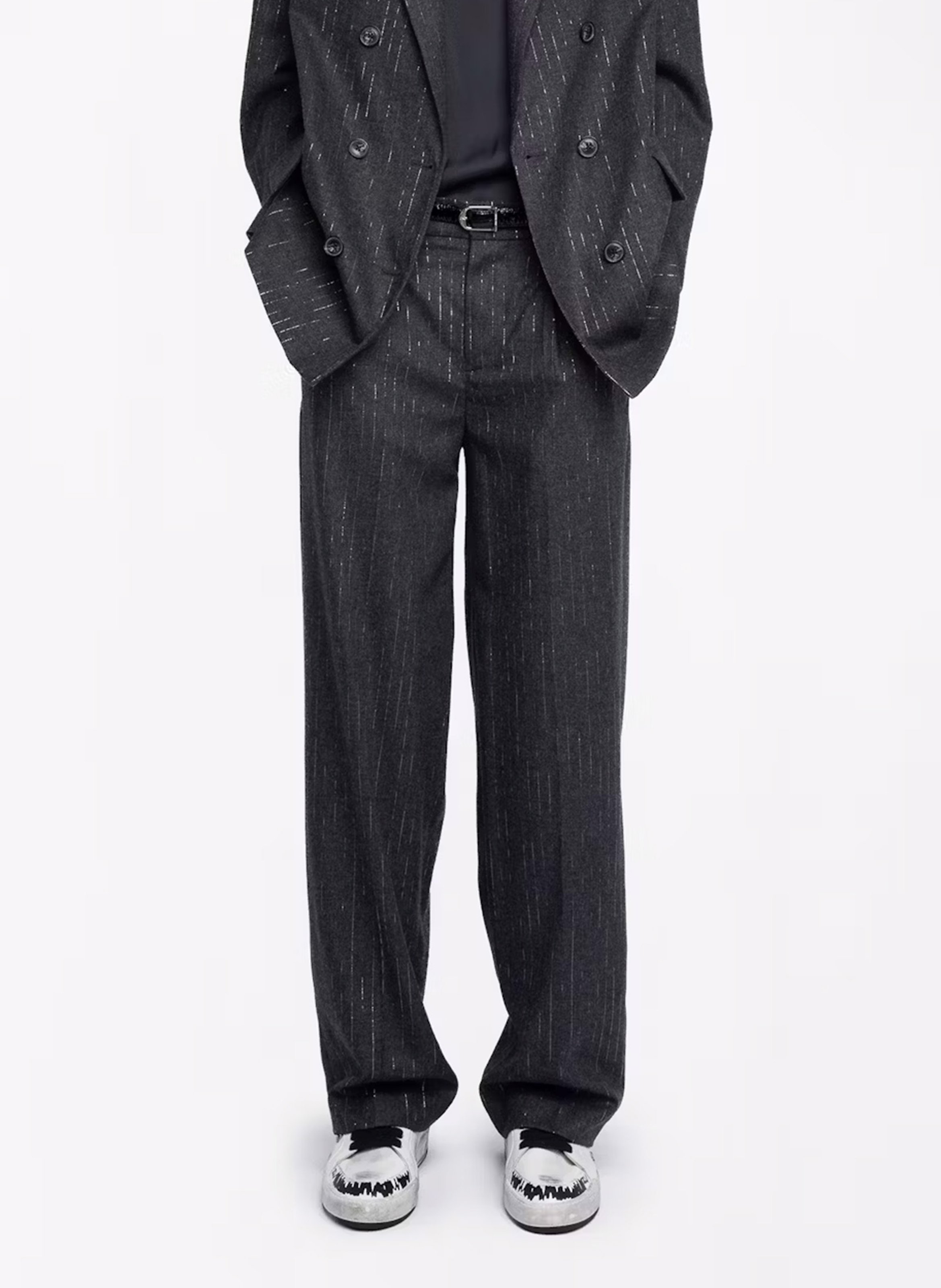 Pantalon tailleur droit puros ZADIG&VOLTAIRE Gris