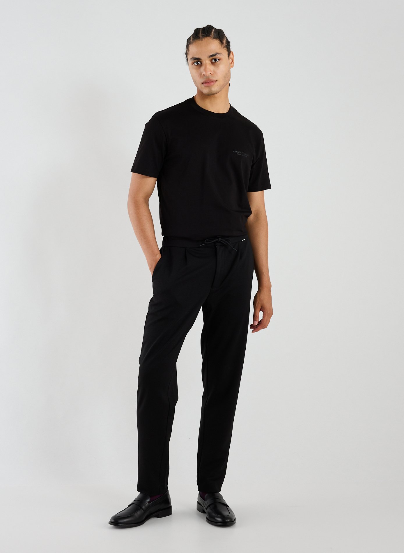 T-shirt en coton ARMANI EXCHANGE Noir