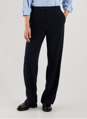 Pantalon droit rayé BELLEROSE Pantalon droit rayé BELLEROSE