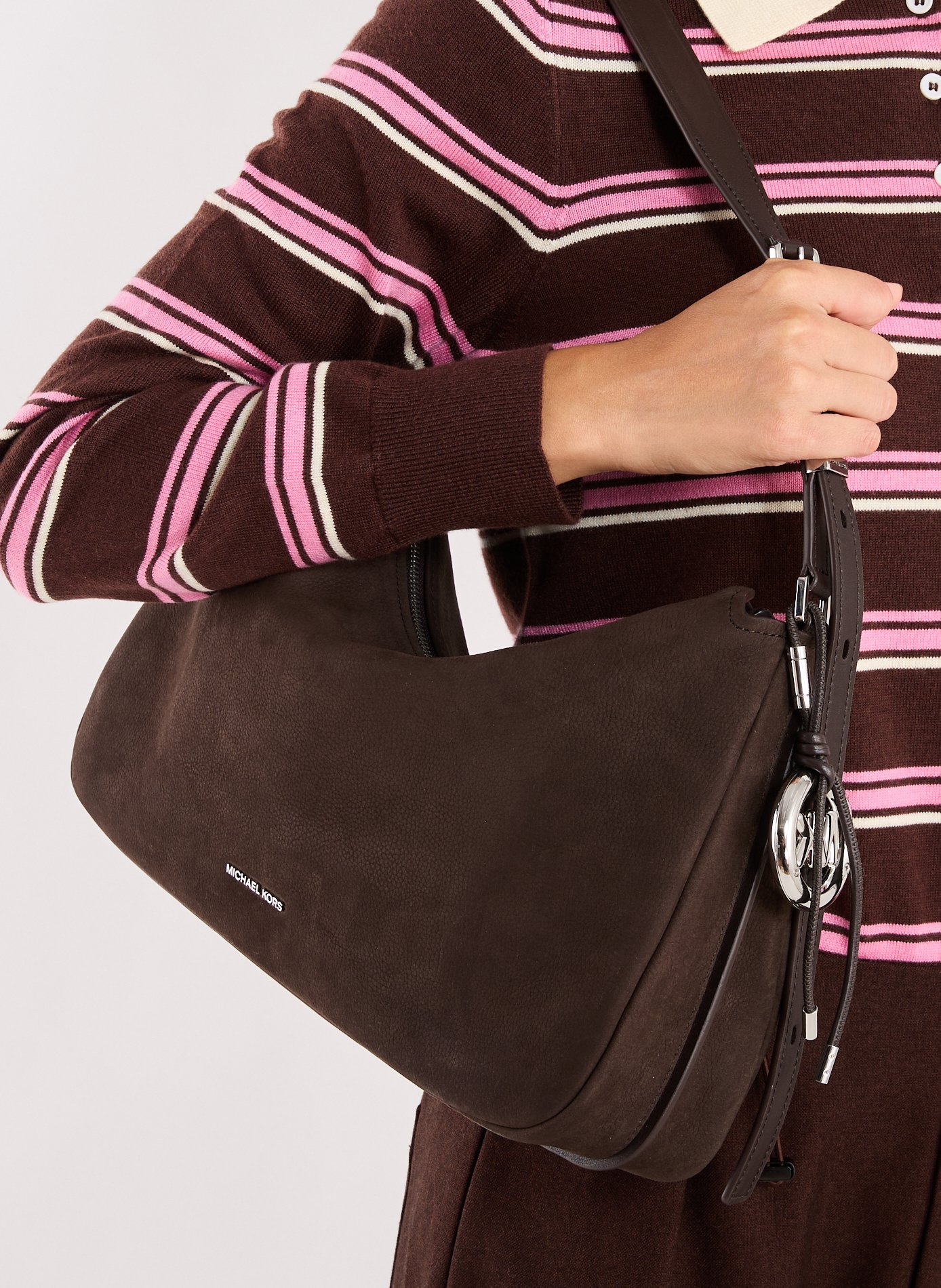 Sac à main Nolita en cuir MICHAEL KORS Marron