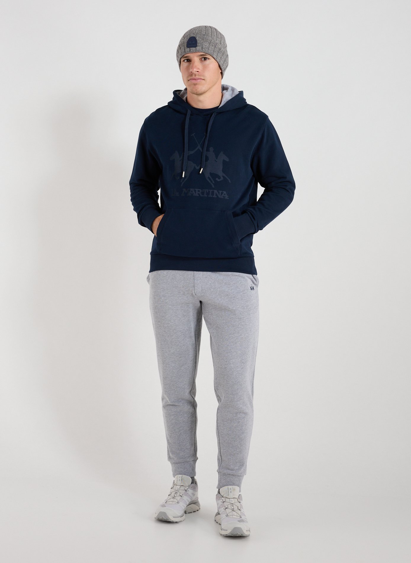 Hoodie en coton LA MARTINA Bleu