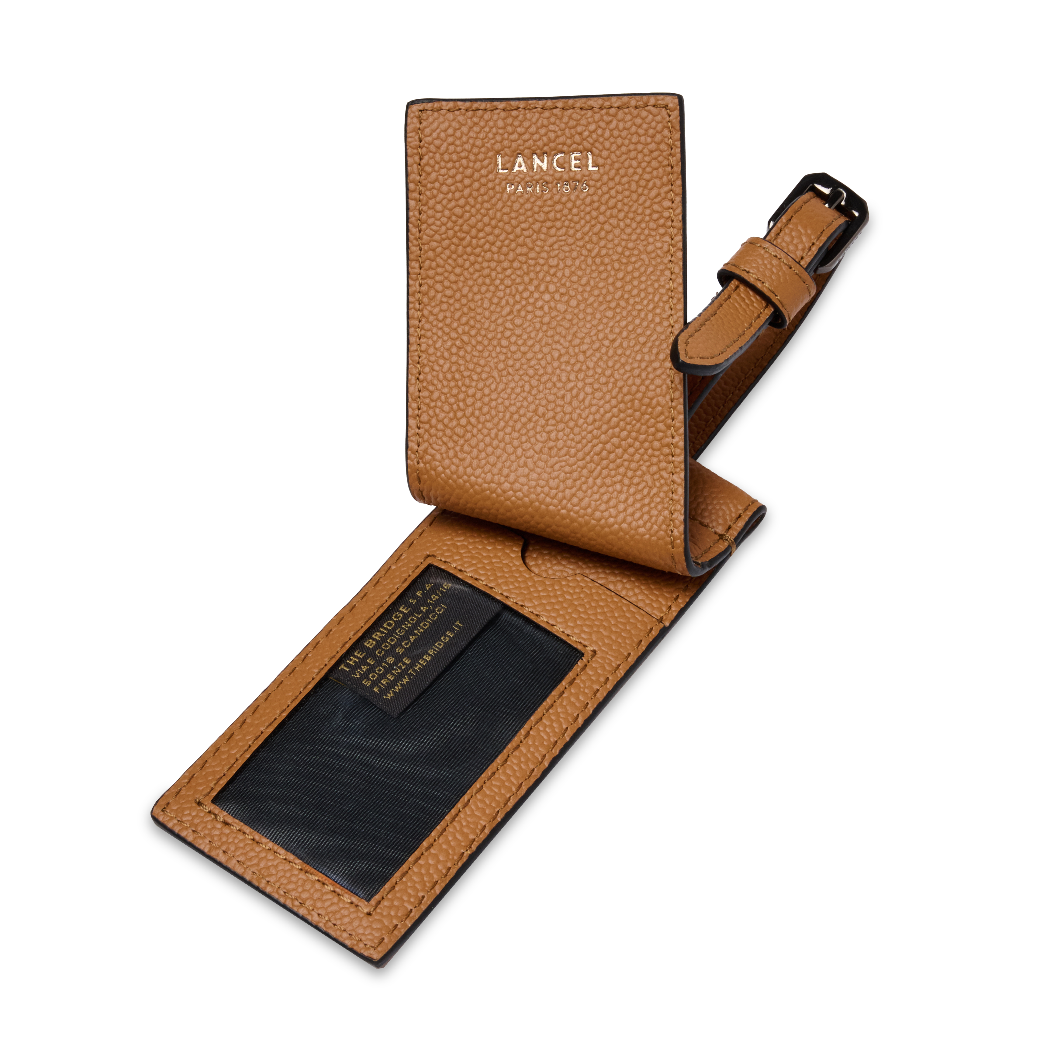 Porte-adresse charlie de lancel en cuir LANCEL Marron