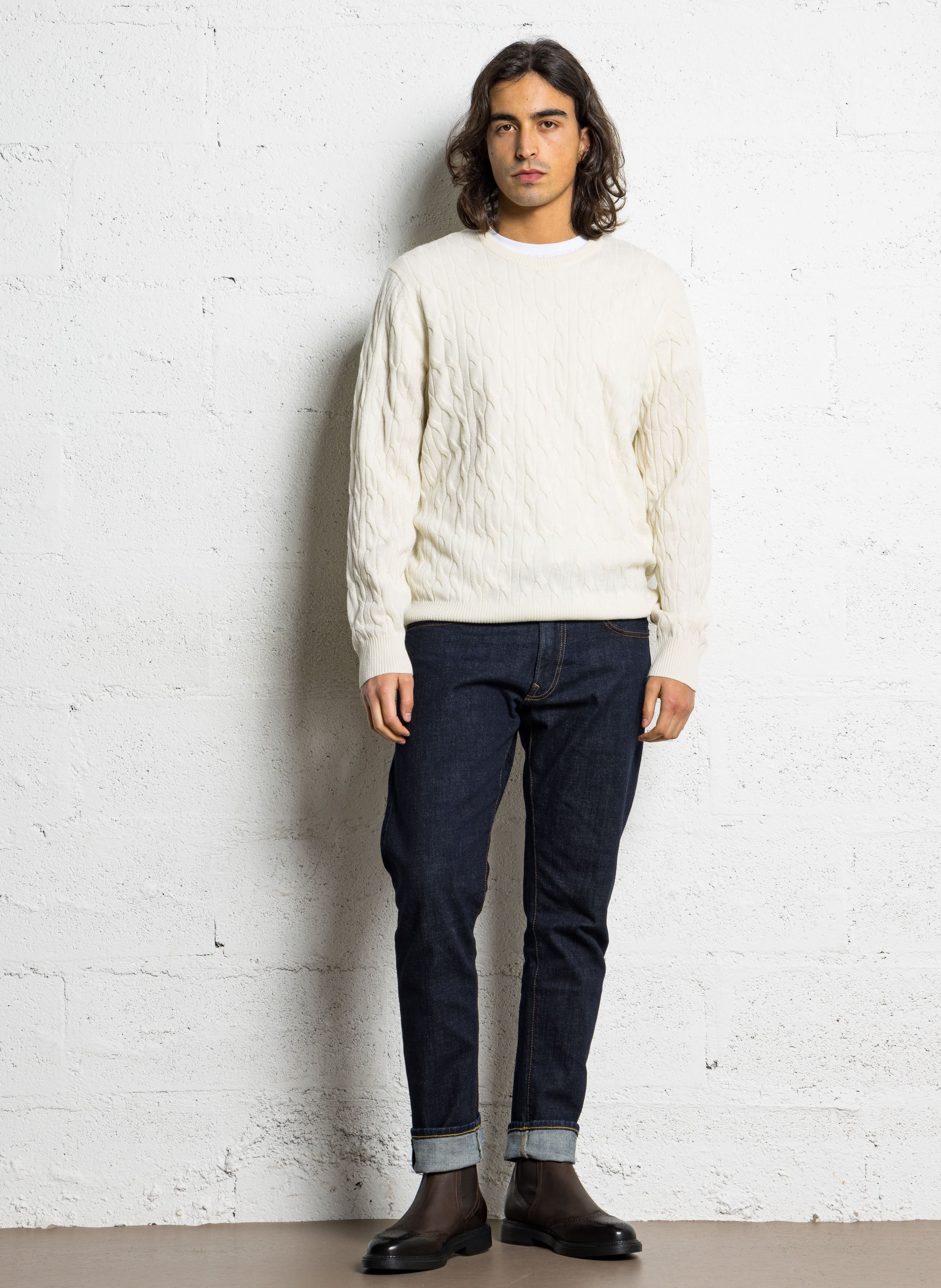 Bottines en cuir IKKS Marron