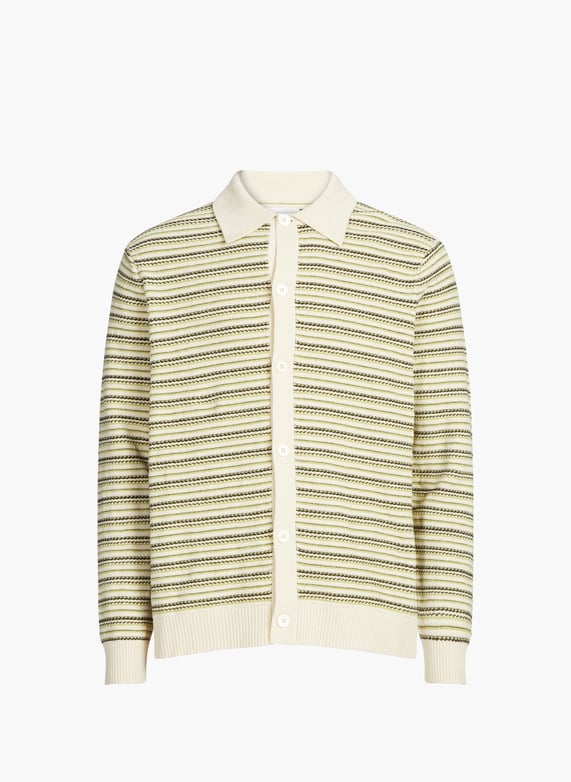 Cardigan Jackie en coton | Beige NN.07 Homme
