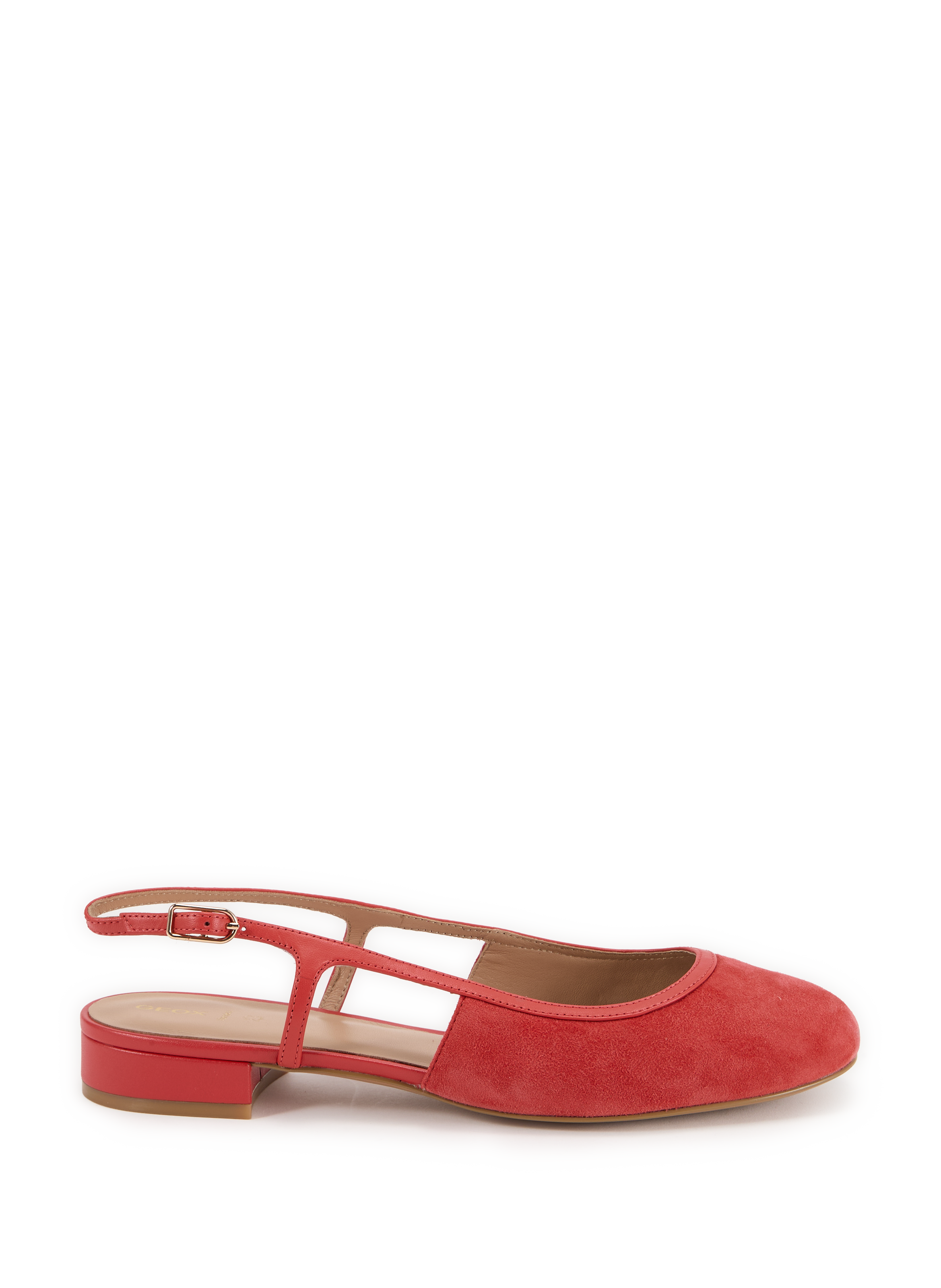Suede leather Virnilisa slingback GEOX Red