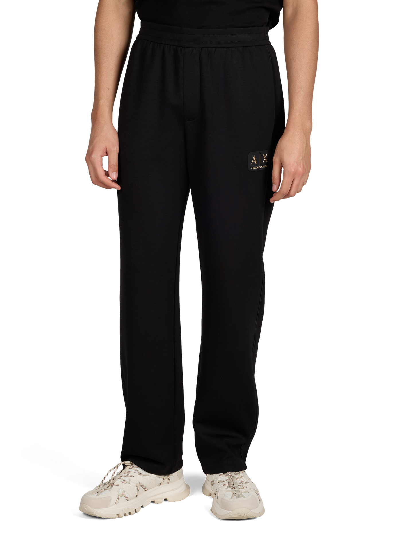Pantalon de survêtement droit ARMANI EXCHANGE Noir
