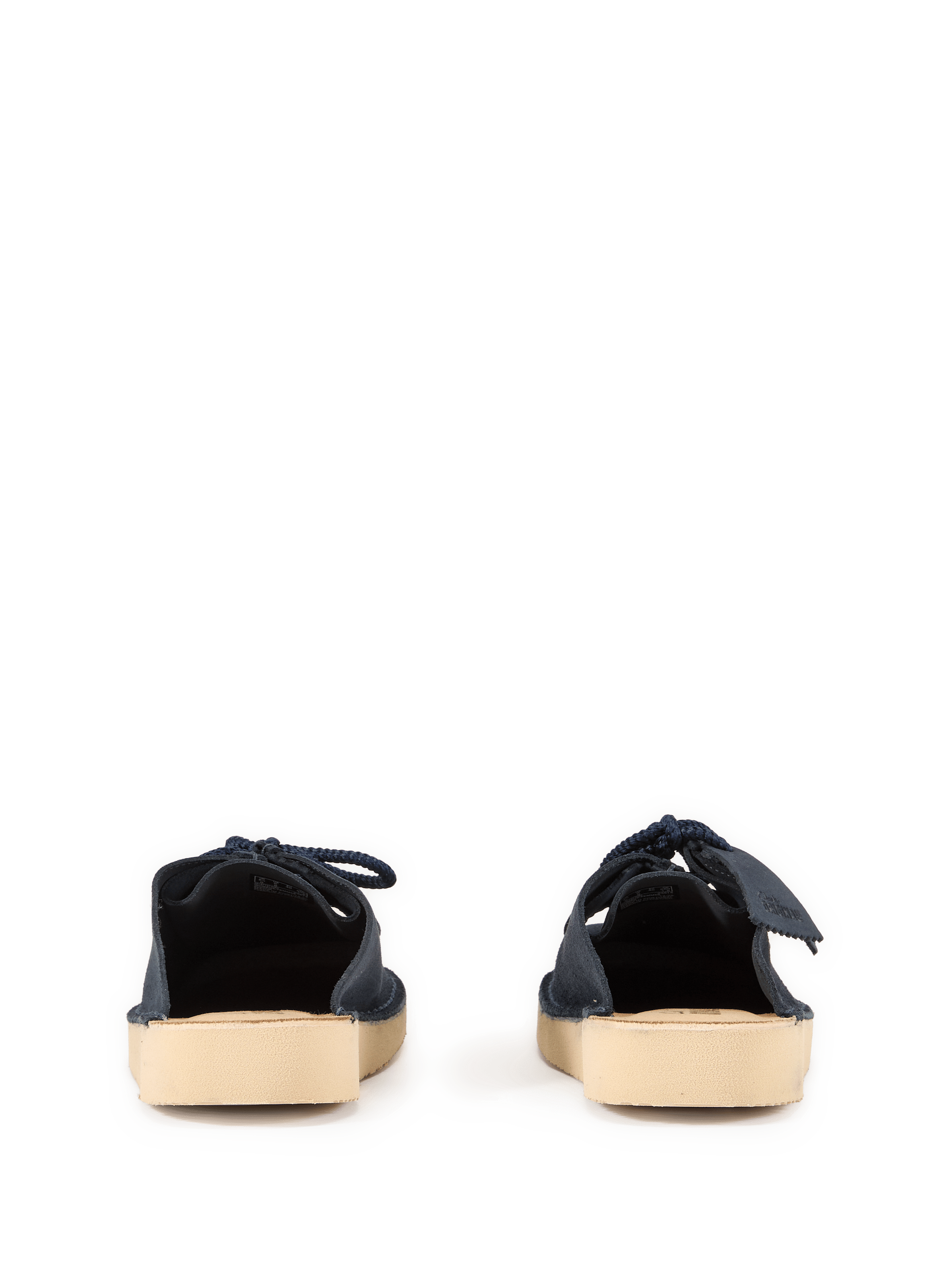 Mules en cuir velours CLARKS Noir