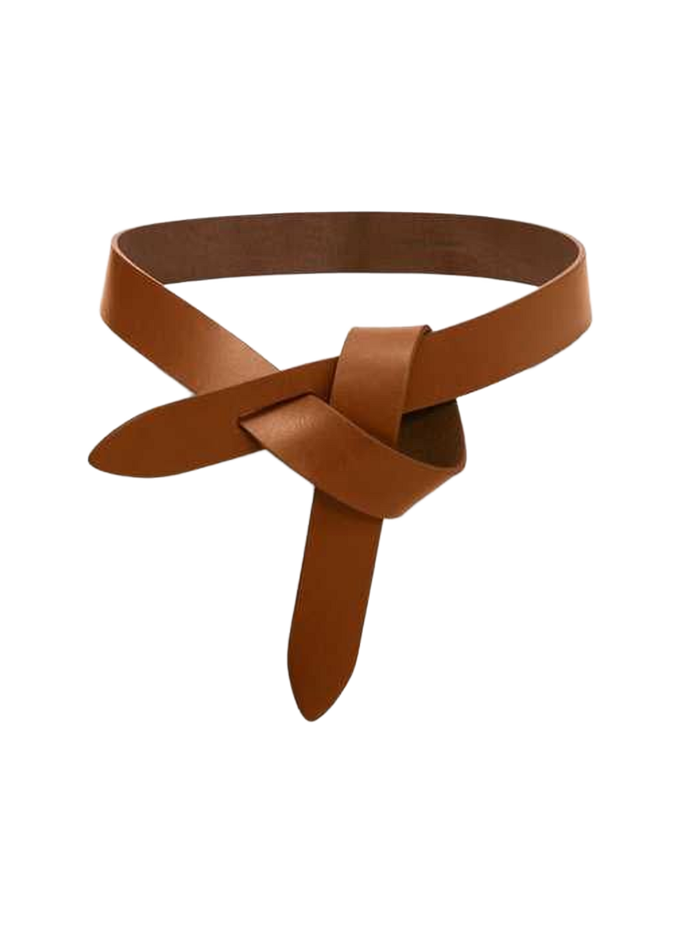 Ceinture Lecce à nouer en cuir ISABEL MARANT Beige