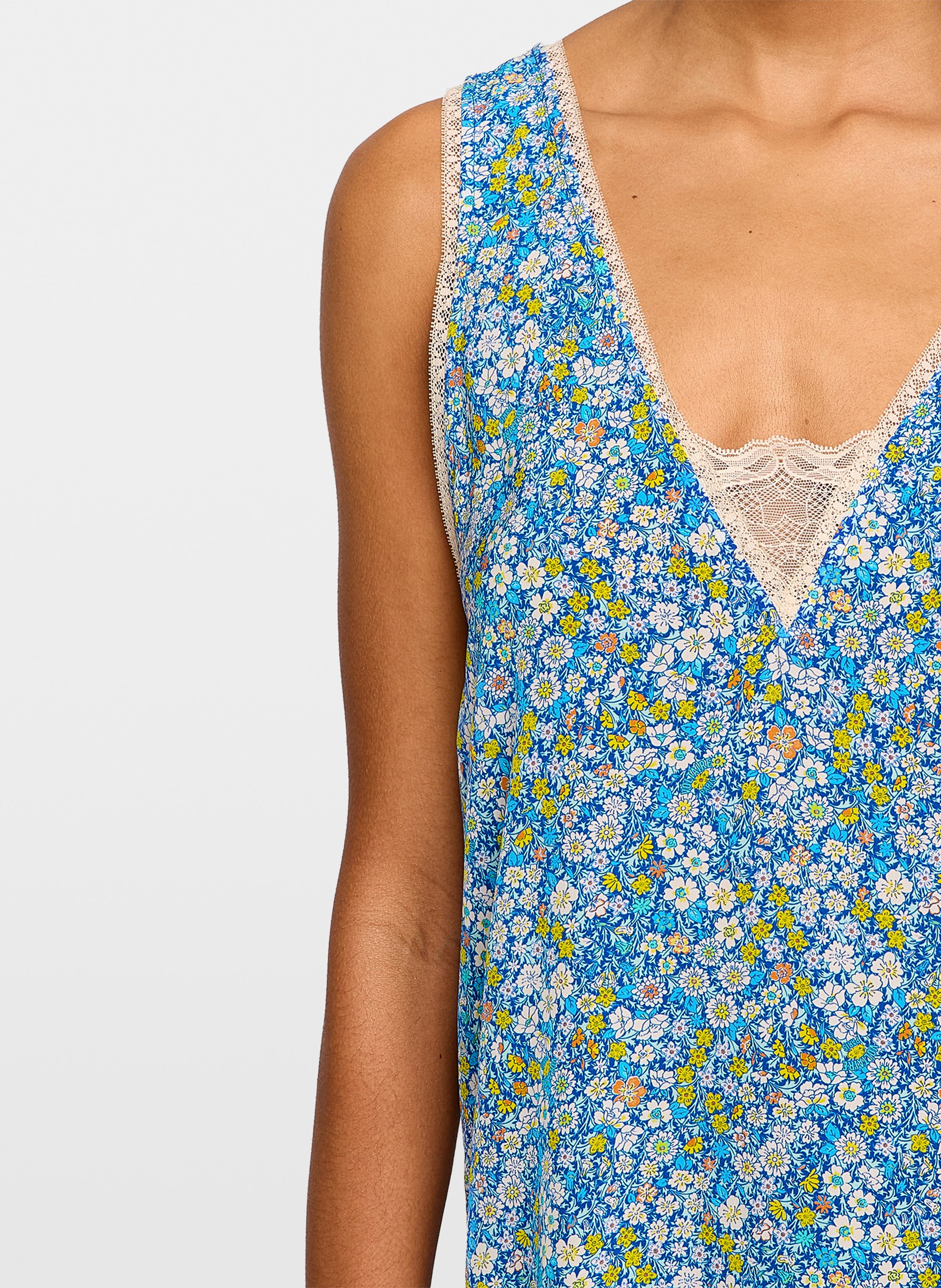 Robe longue col v renzo ZADIG&VOLTAIRE Jaune