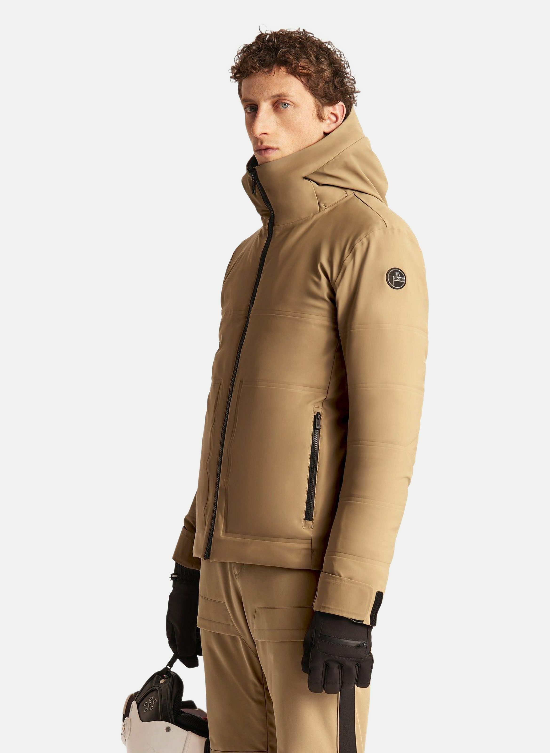 Veste de ski yohan col montant coupe regular FUSALP Beige