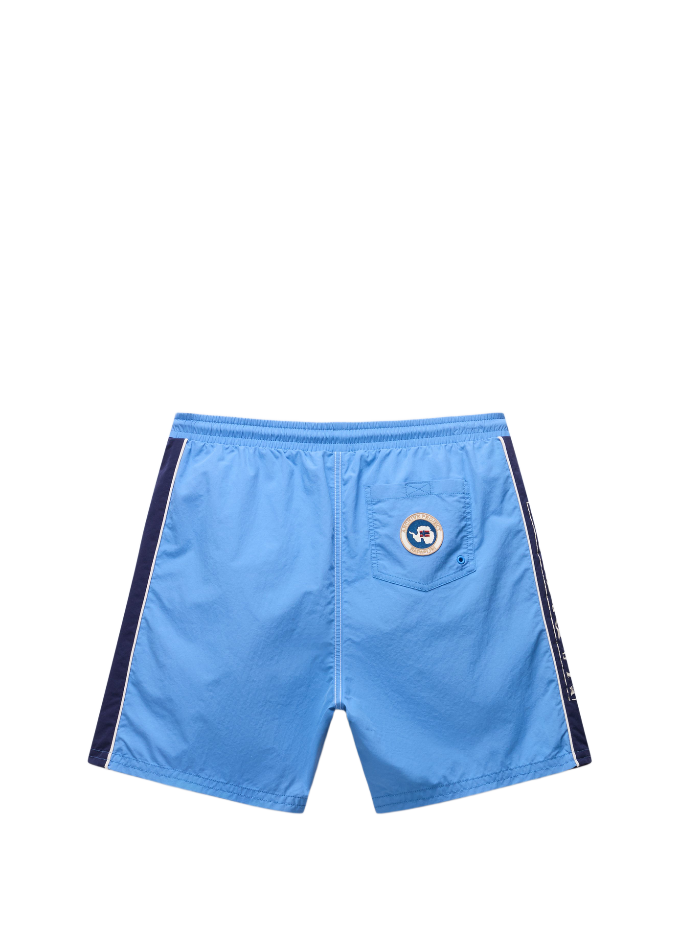 Short droit brodé à logo V-Reflect NAPAPIJRI Bleu