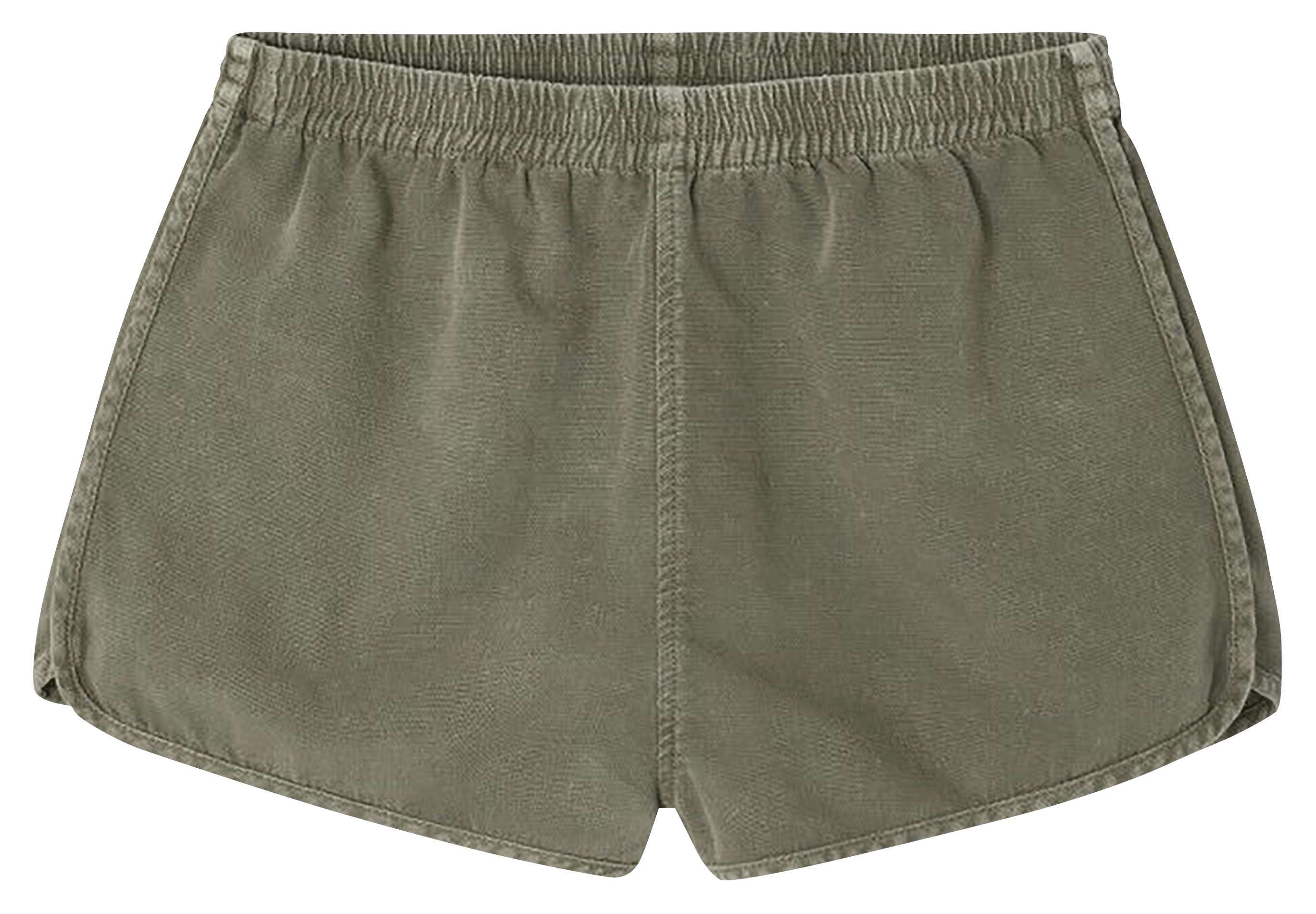 Short court droit uni lycaz AMERICAN VINTAGE Vert