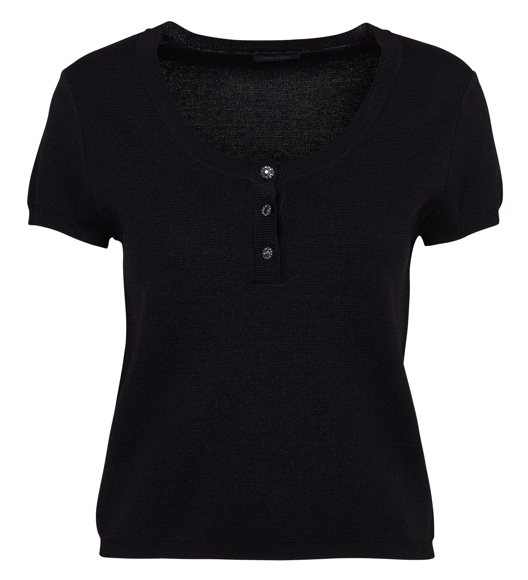 Pull droit col rond IKKS Noir