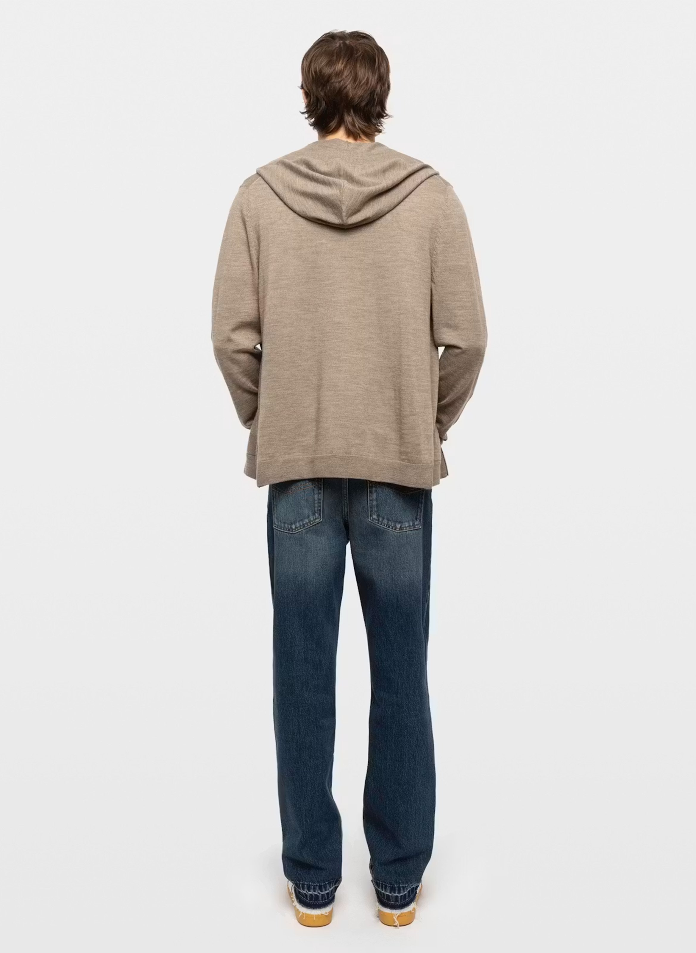 Sweat col rond en laine clash ZADIG&VOLTAIRE Beige