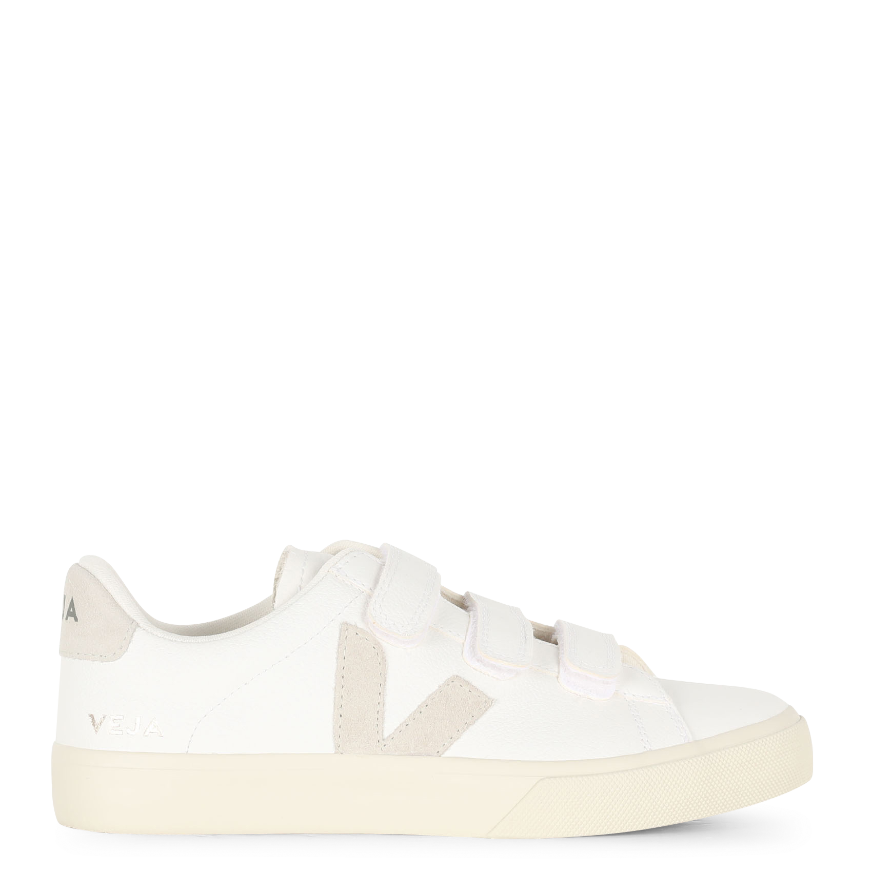 Baskets basses en cuir recife logo VEJA Blanc